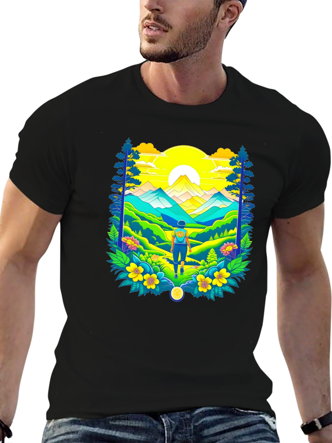 Mountain Explorer Graphic Tee - Adventure Awaits