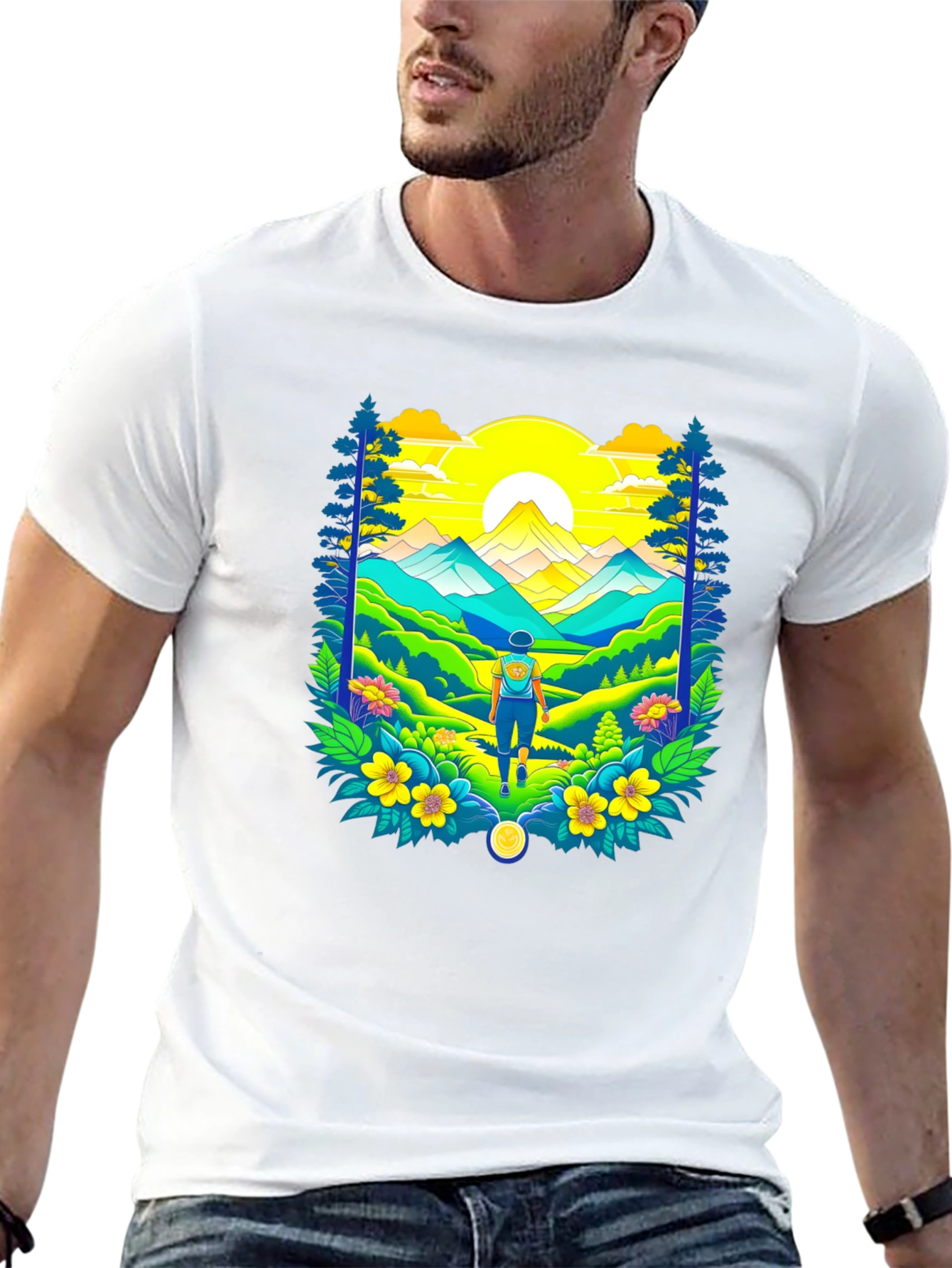 Mountain Explorer Graphic Tee - Adventure Awaits