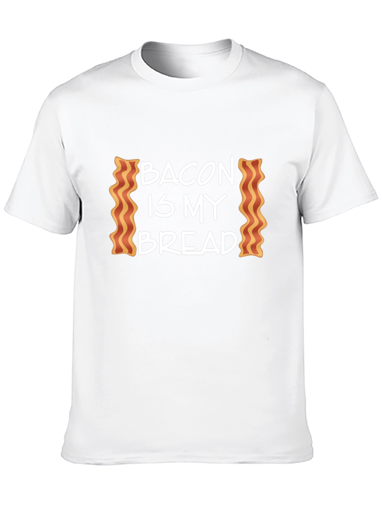 Bacon is My Bread Graphic Tee - Black T-Shirt