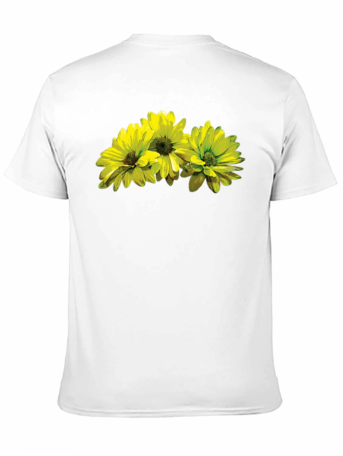 Floral Print T-Shirt - Stylish Black Tee