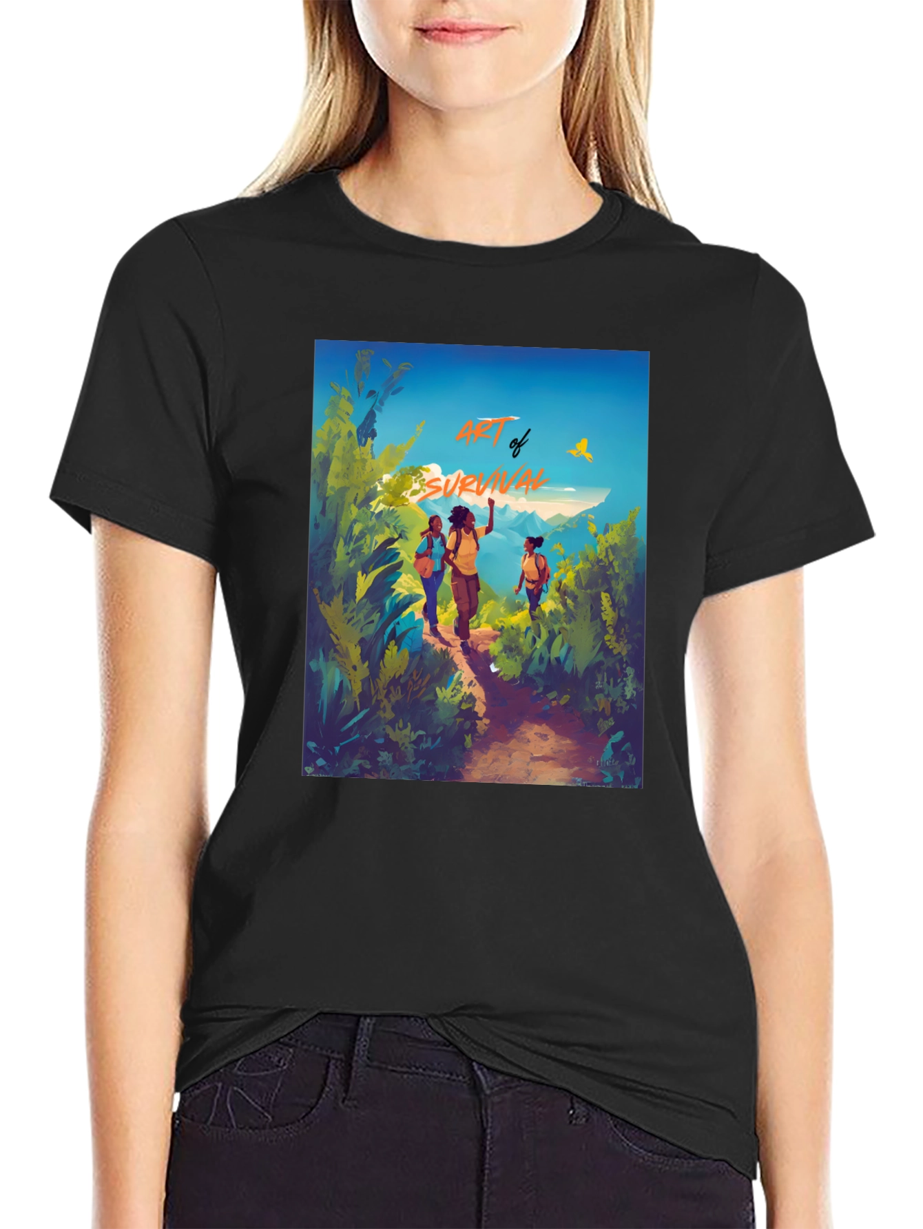 Art of Survival Black Graphic Tee