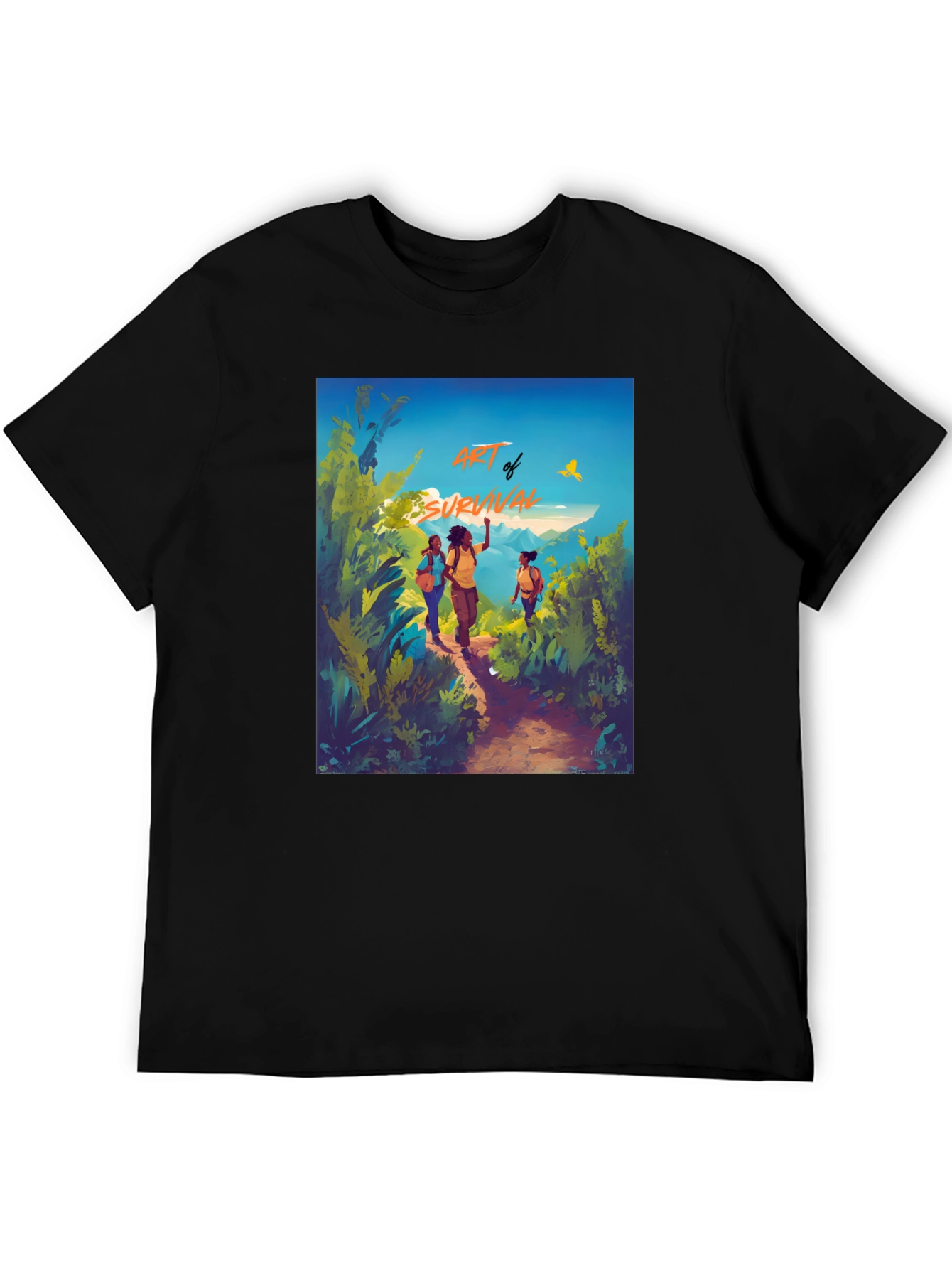 Art of Survival Black Graphic Tee