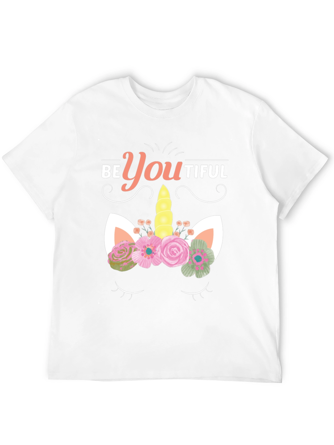 BeYOUtiful Unicorn Graphic Tee - Black