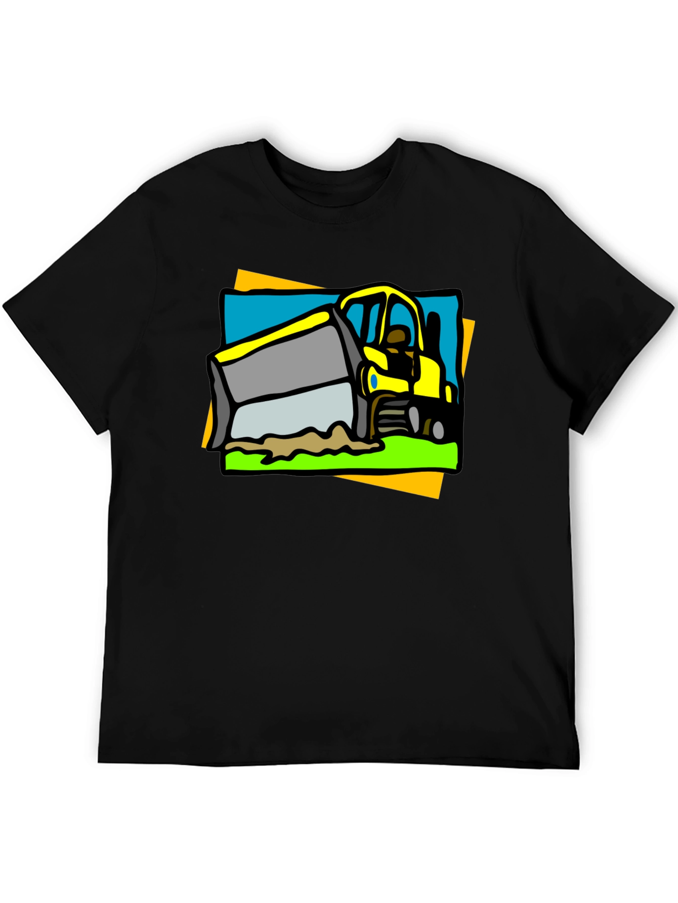 Bulldozer Graphic Tee - Heavy Equipment Shirt