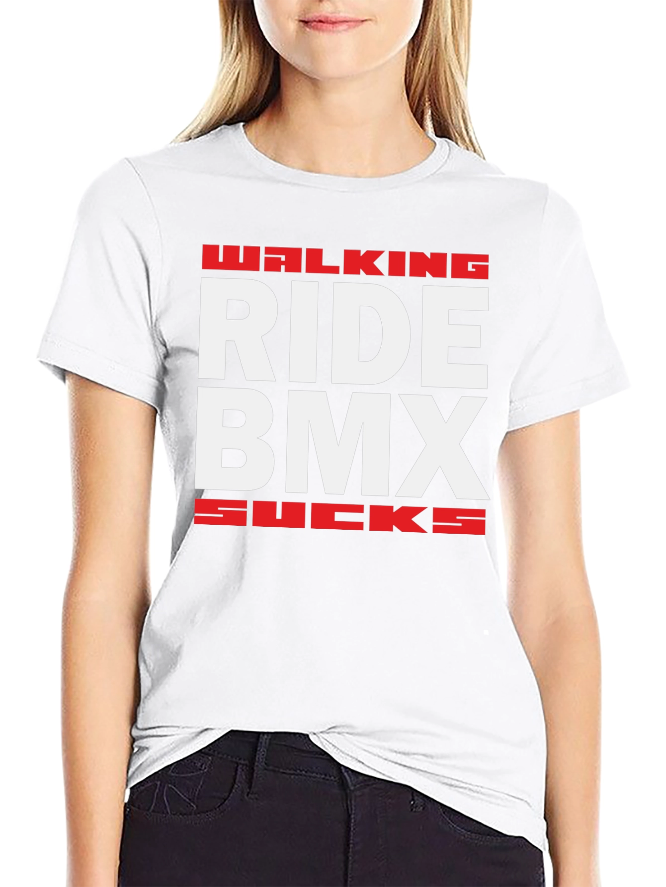 Ride BMX Graphic Tee - Black Cotton T-Shirt