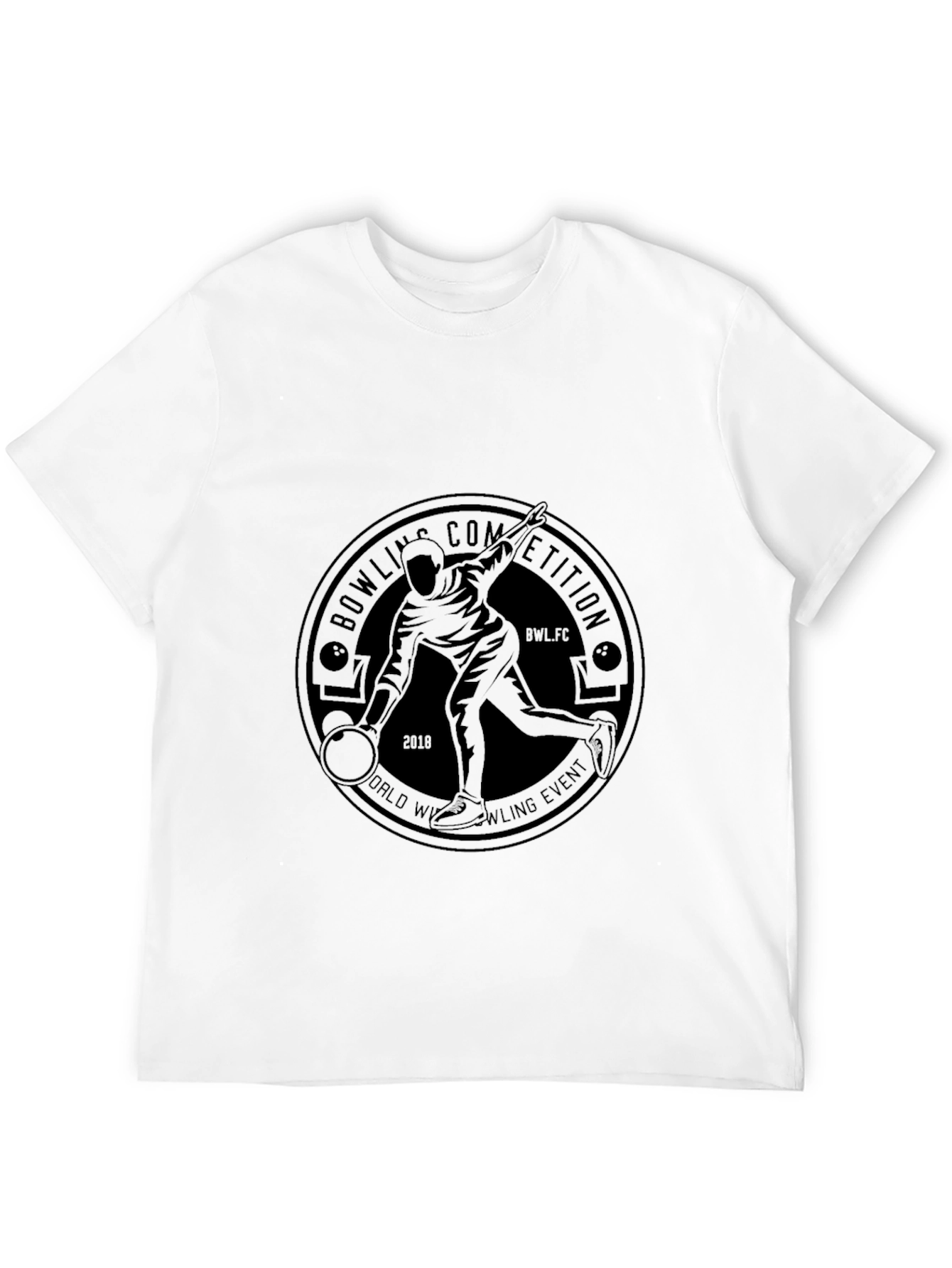 Black Bowling Competition T-Shirt