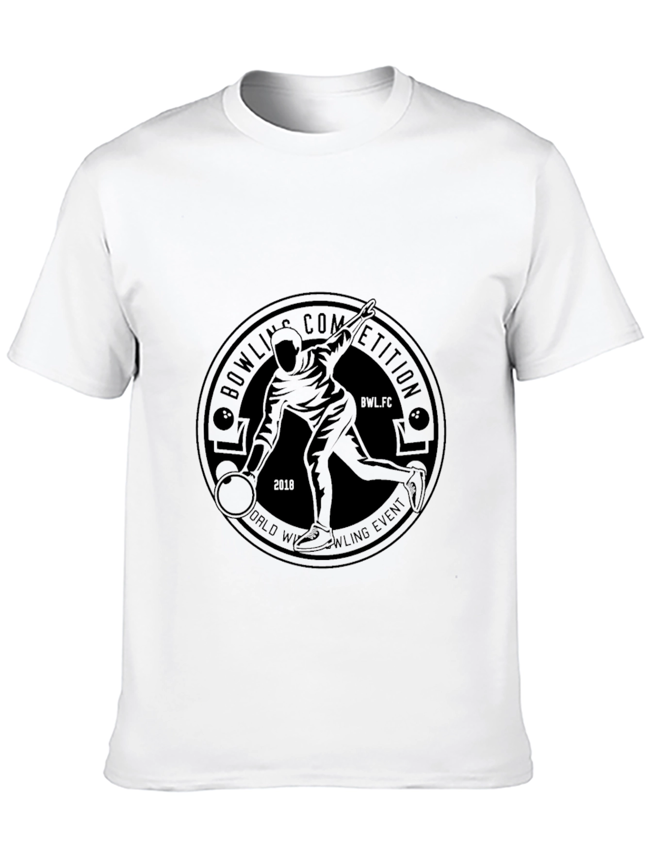 Black Bowling Competition T-Shirt