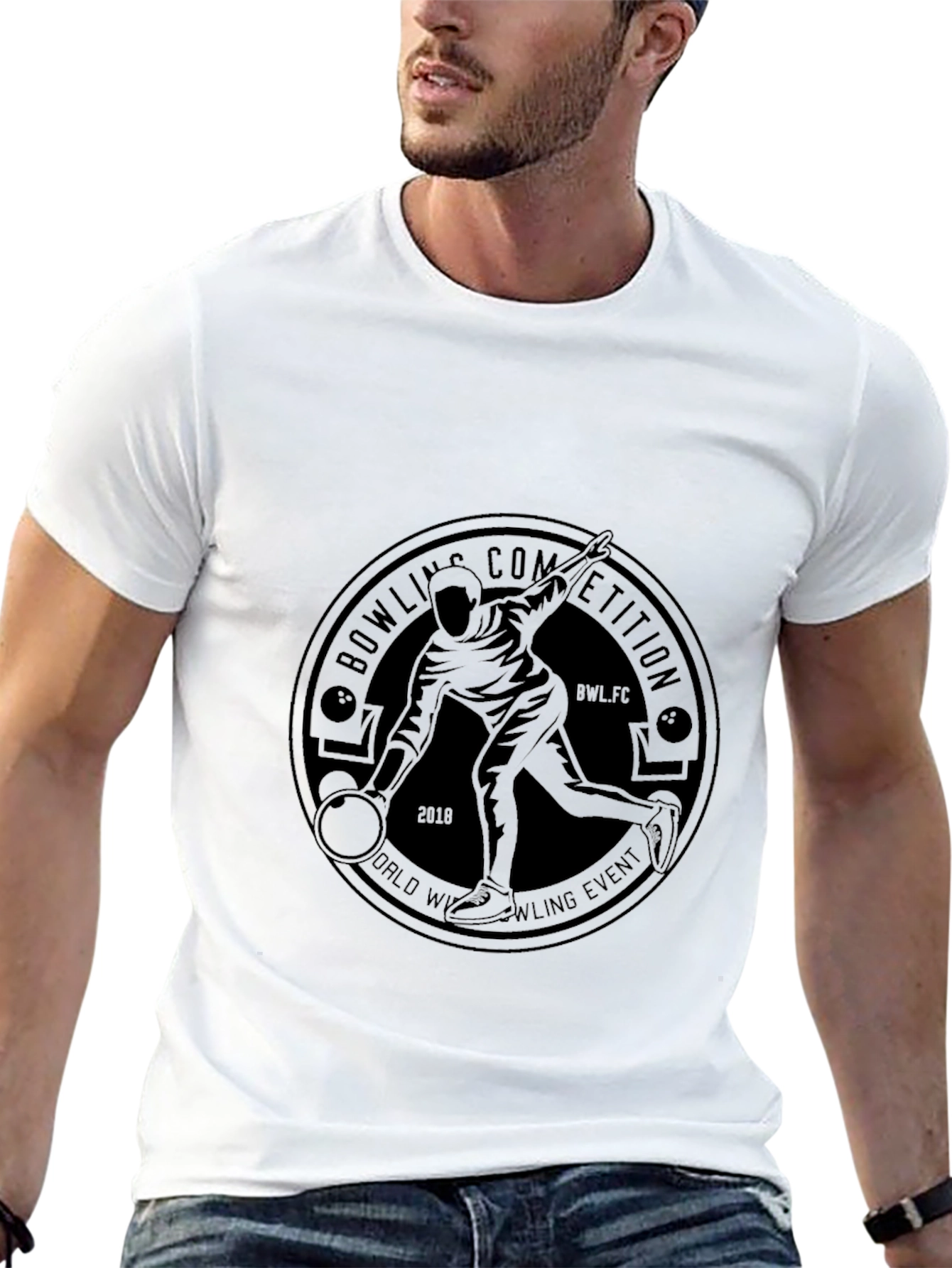 Black Bowling Competition T-Shirt