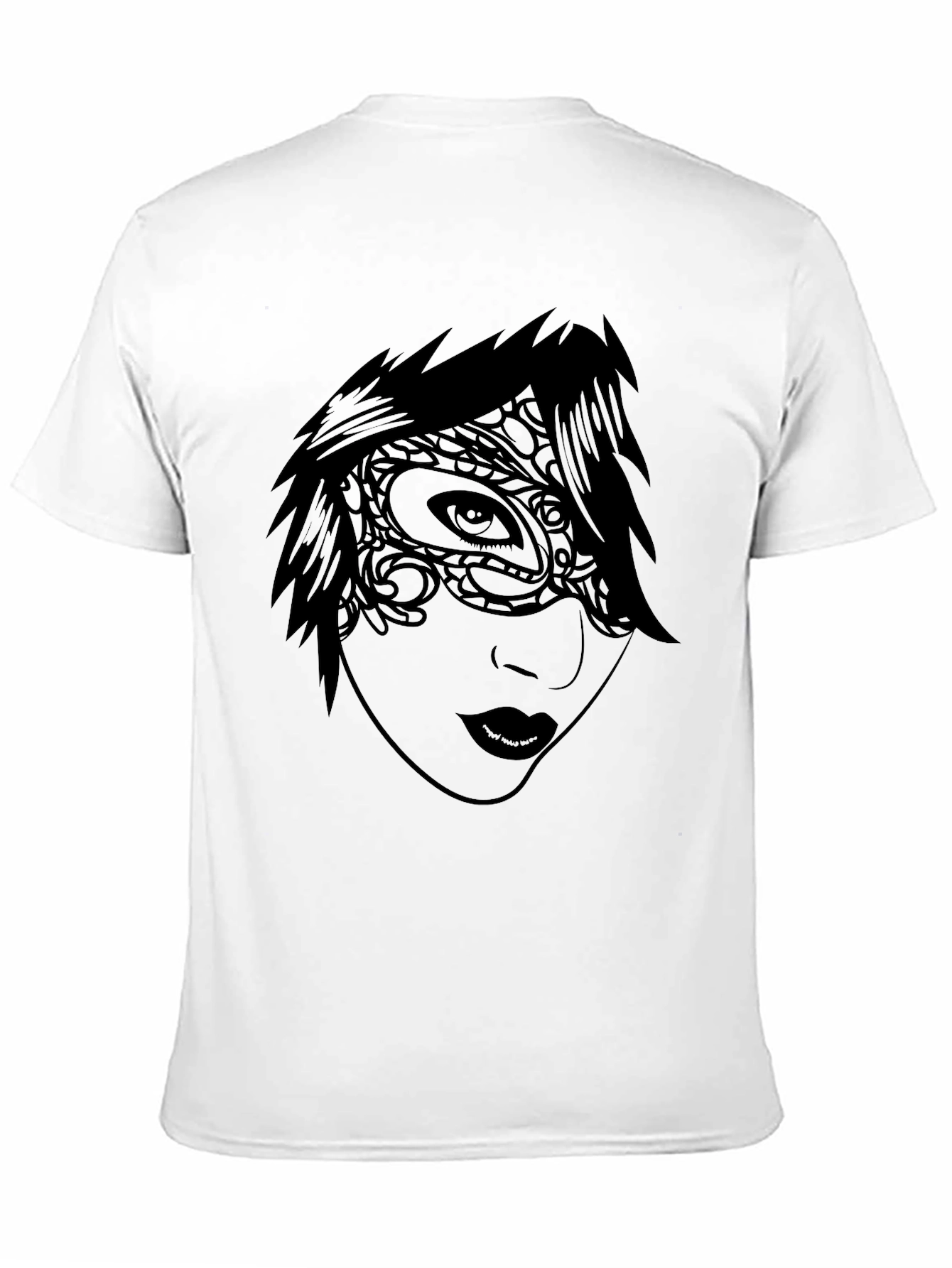 Masquerade Graphic Black T-Shirt