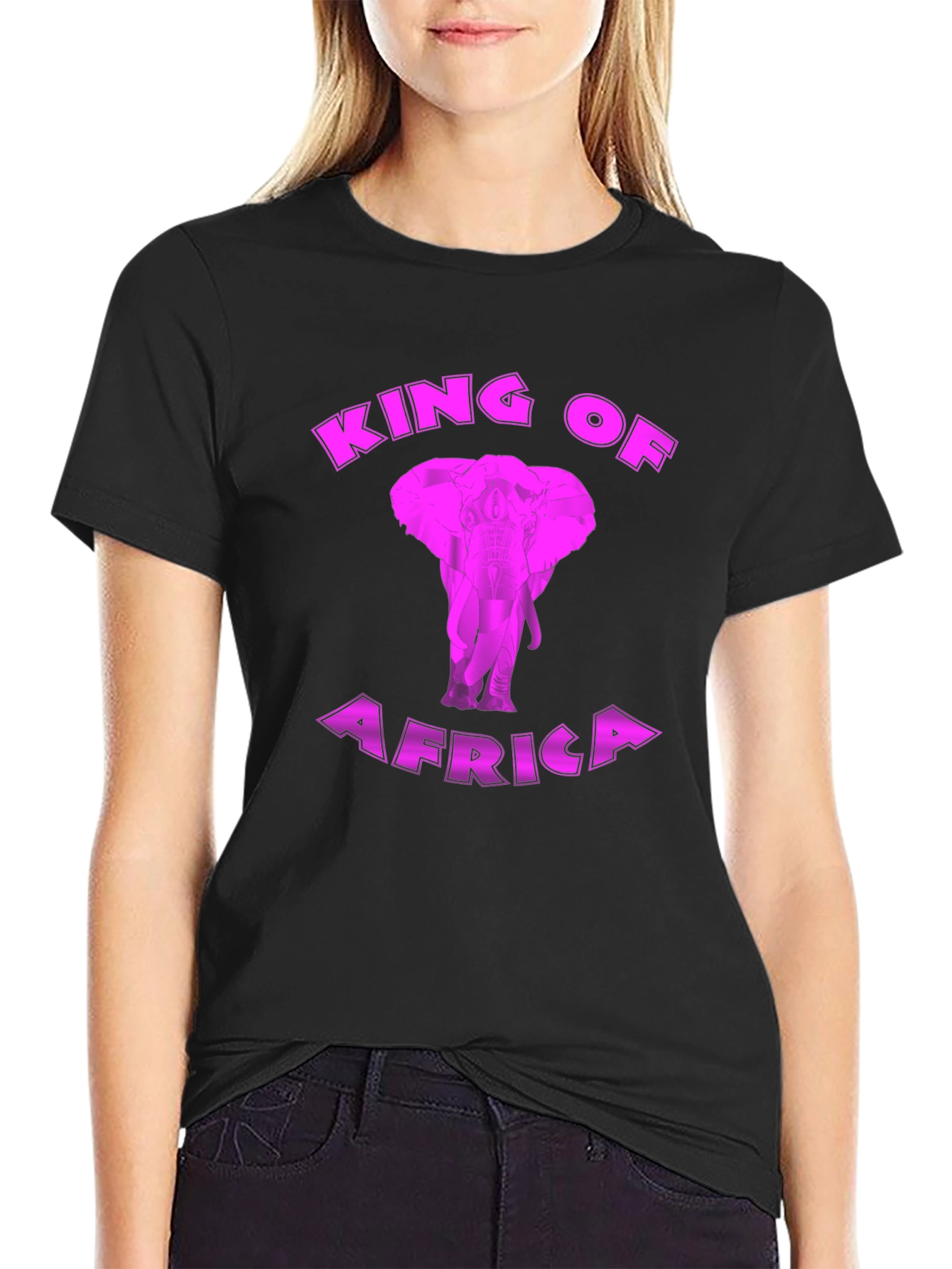 King of Africa Elephant Graphic Tee