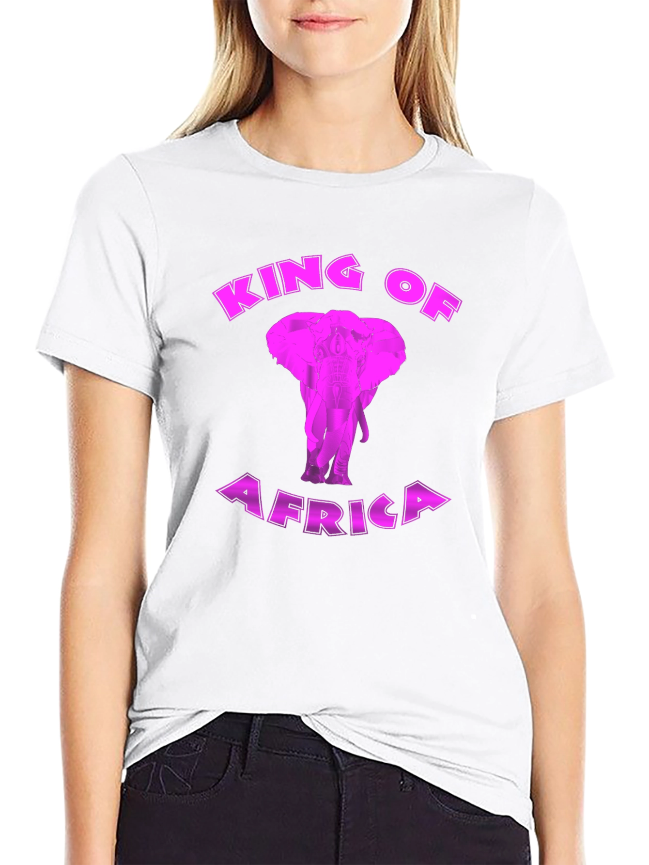 King of Africa Elephant Graphic Tee