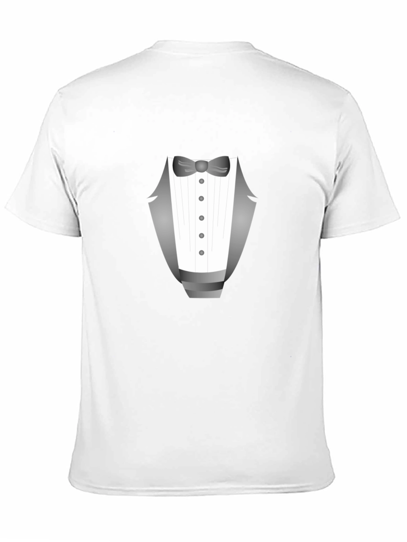 Tuxedo Graphic Tee - Dressy Casual Black T-Shirt