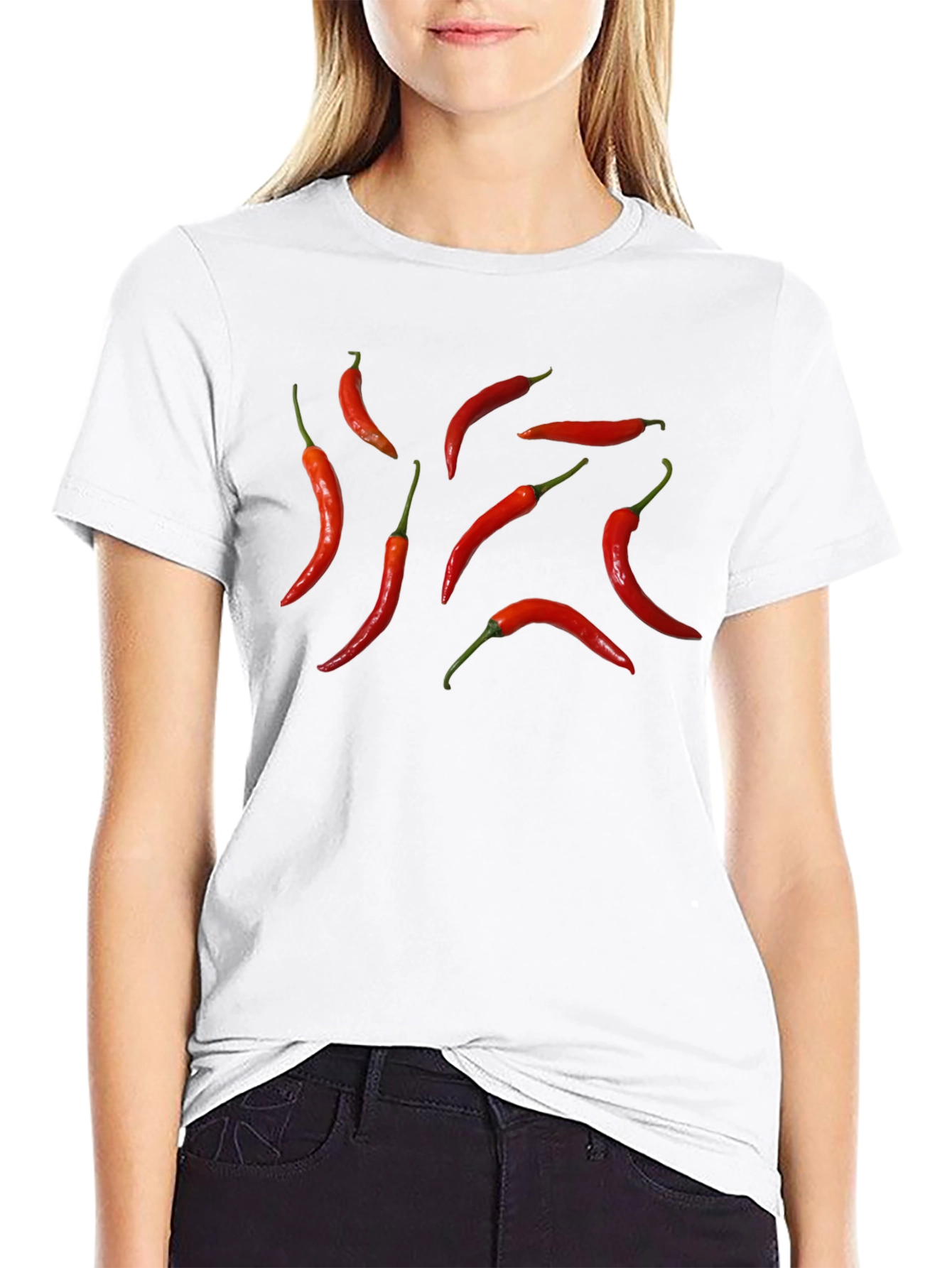 Spicy Red Pepper Graphic T-Shirt