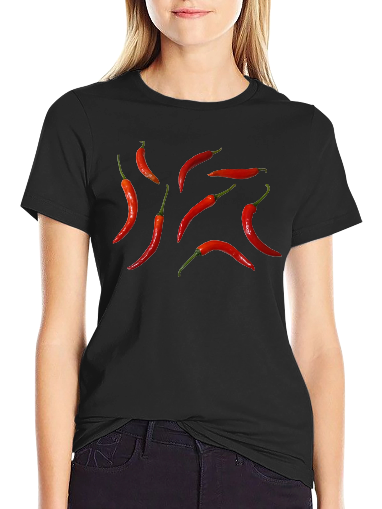 Spicy Red Pepper Graphic T-Shirt