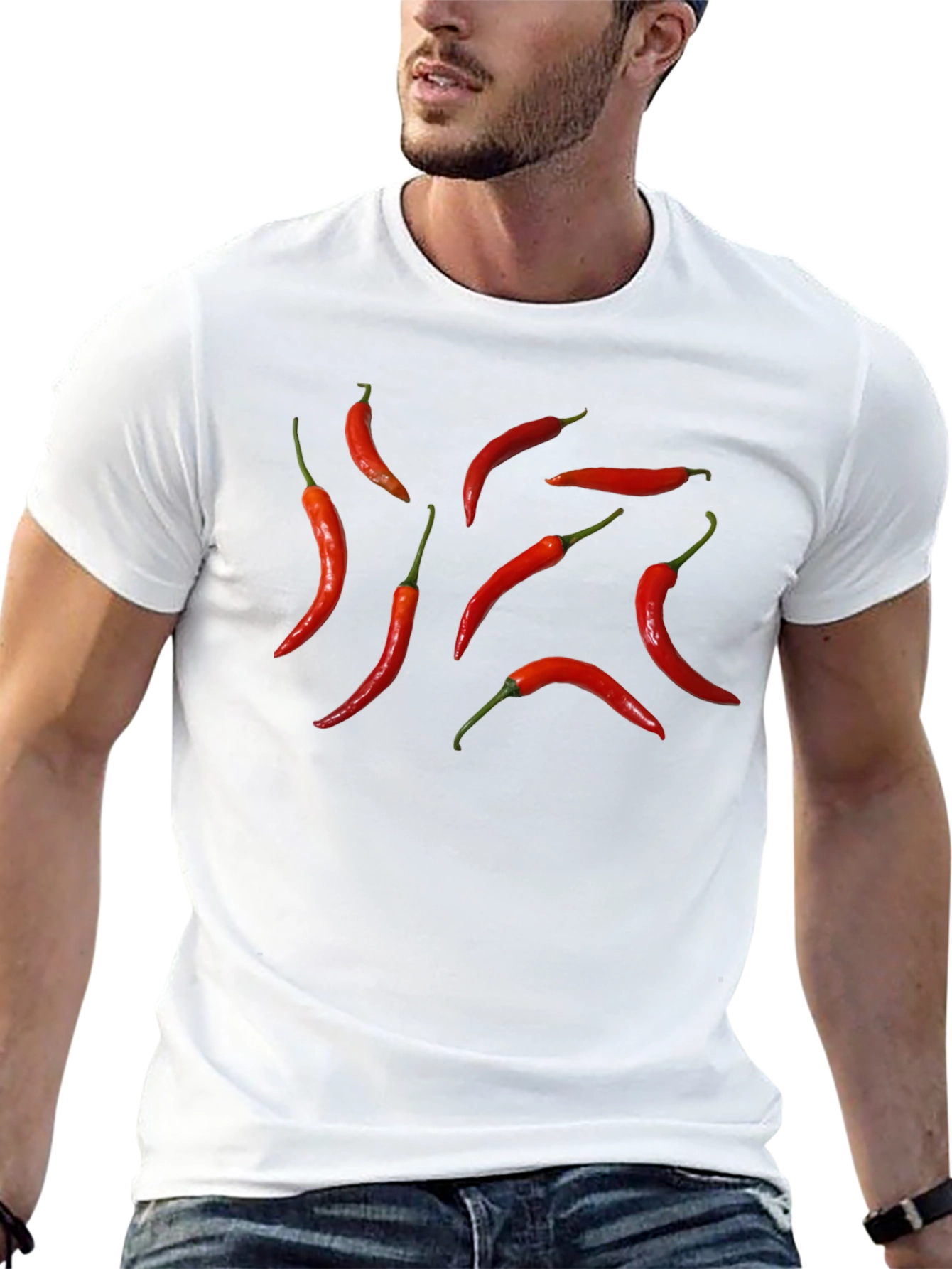 Spicy Red Pepper Graphic T-Shirt
