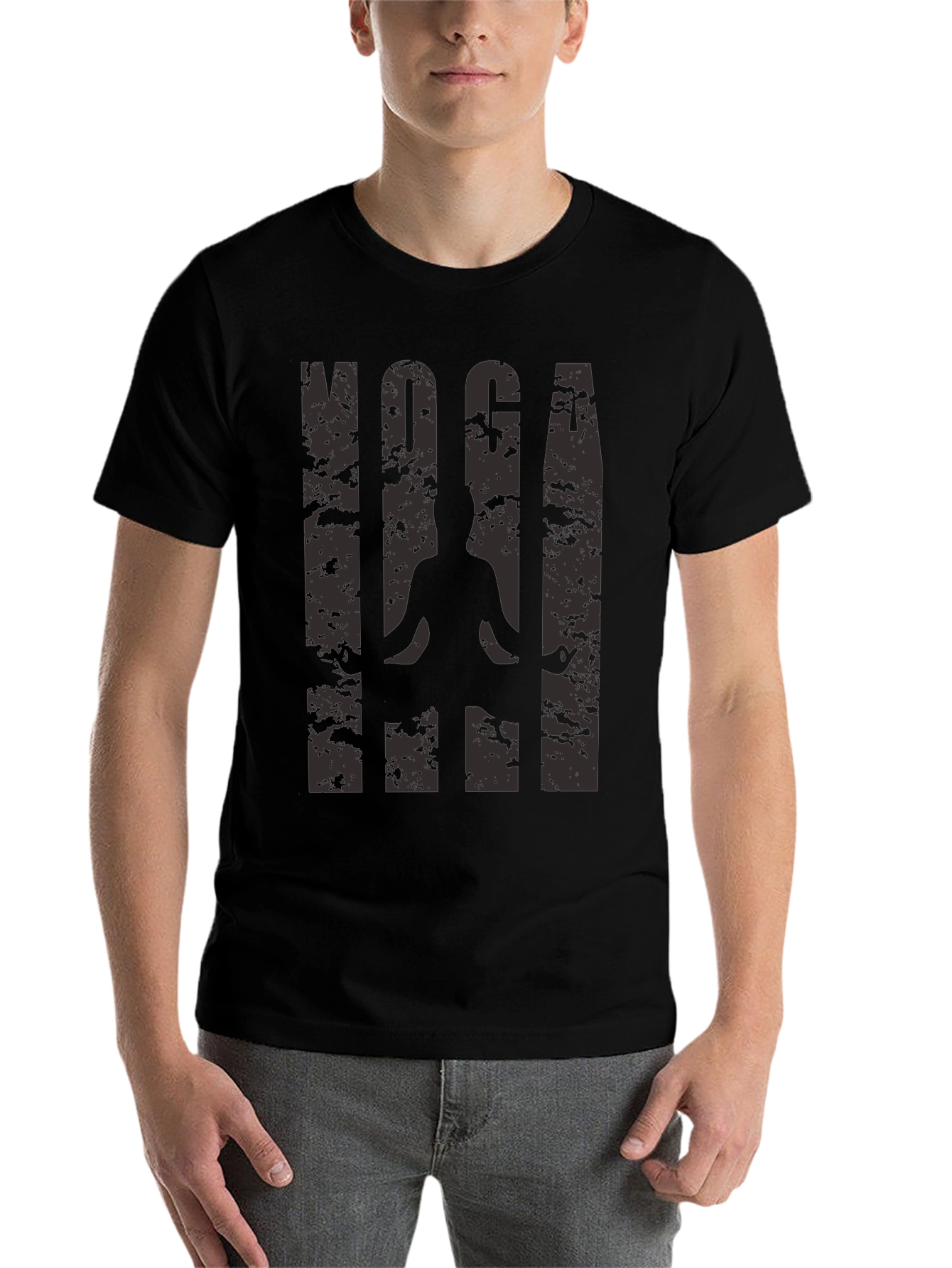 Yoga Silhouette Graphic T-Shirt