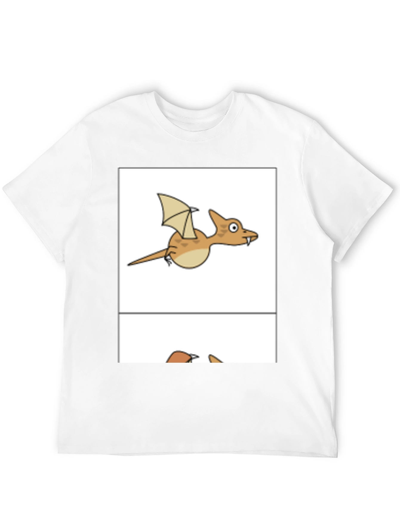 Cool Dragon Graphic Tee - Black Cotton Blend