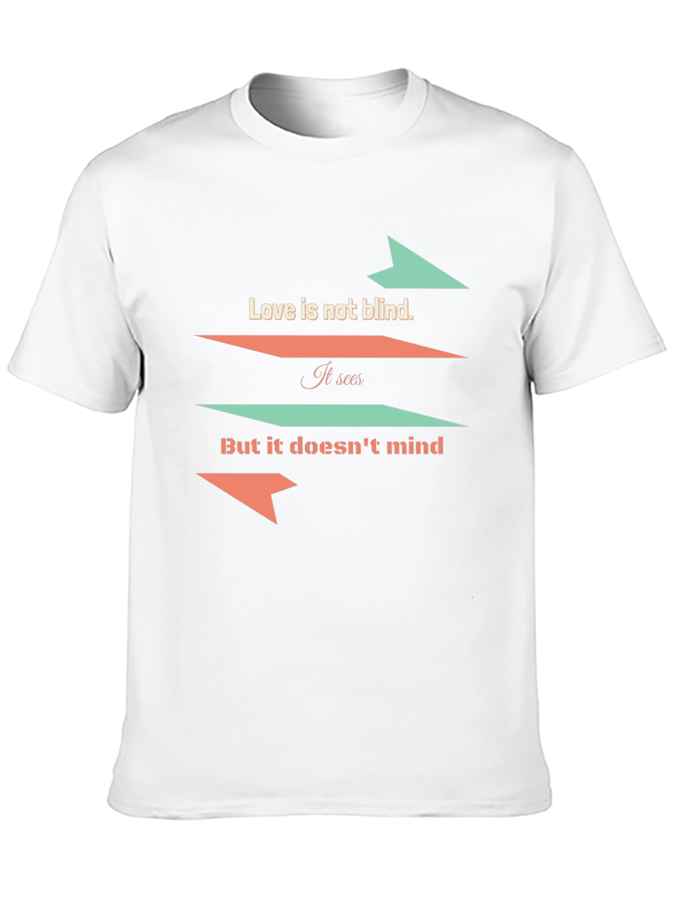 Love Is Not Blind Graphic Tee - Black