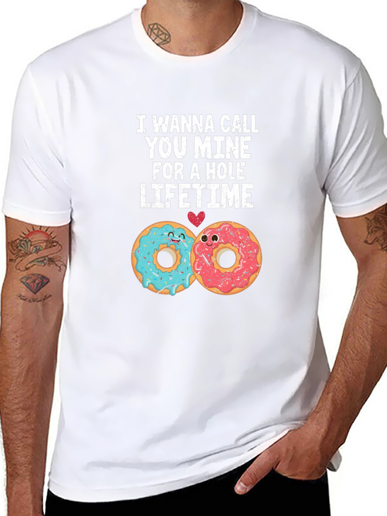 I Wanna Call You Mine Donut T-Shirt