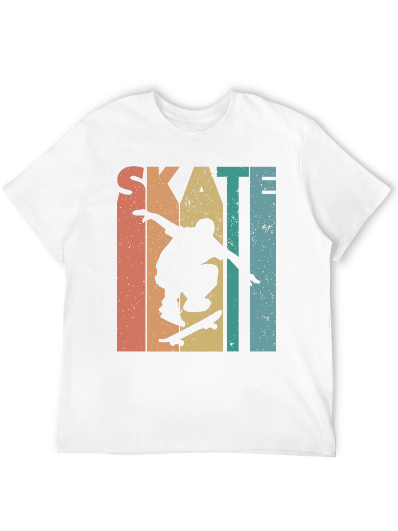Skateboarding Retro Graphic Tee - Black