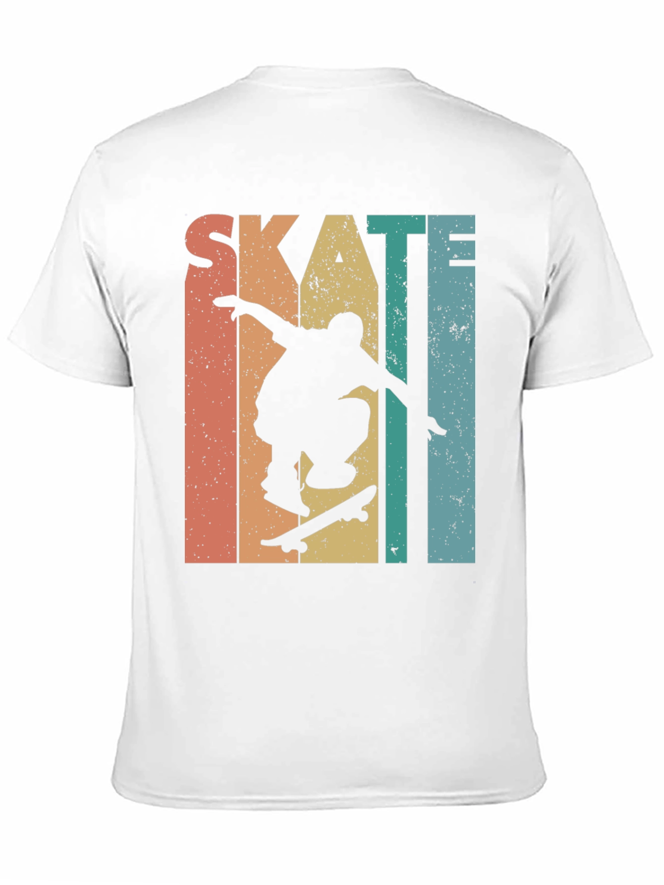 Skateboarding Retro Graphic Tee - Black