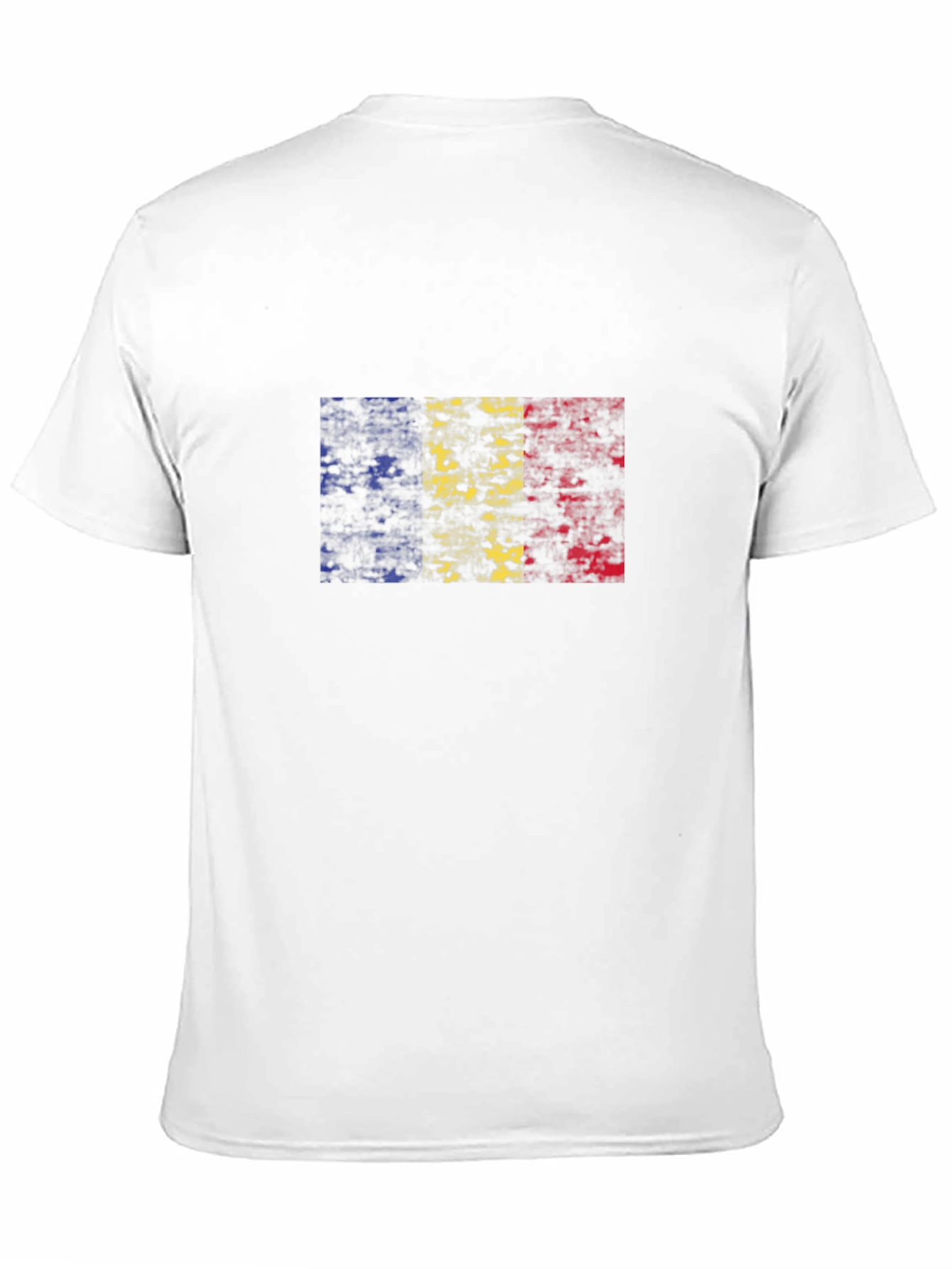 Romania Flag Distressed Graphic T-Shirt - Patriotic Tee