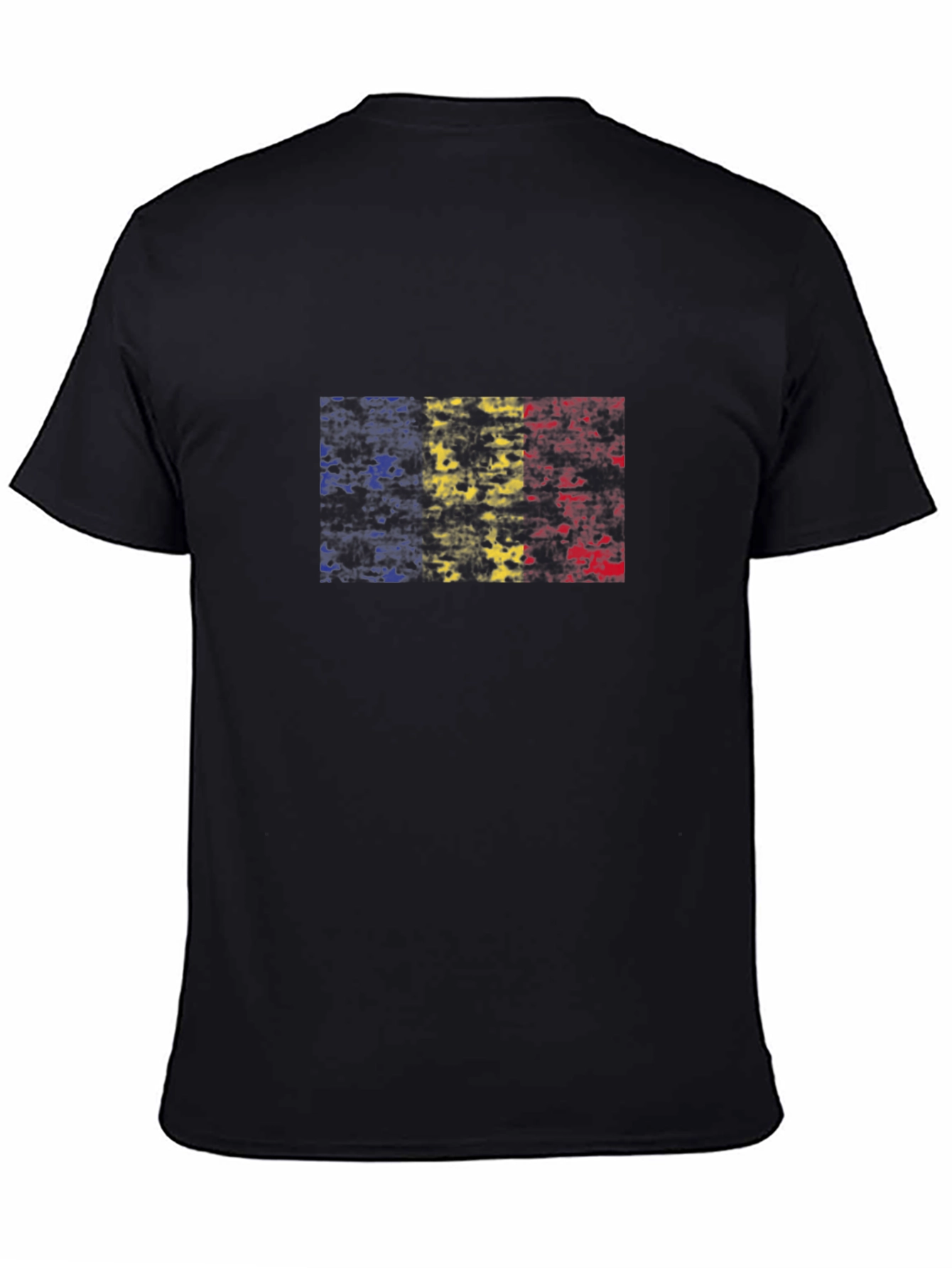 Romania Flag Distressed Graphic T-Shirt - Patriotic Tee