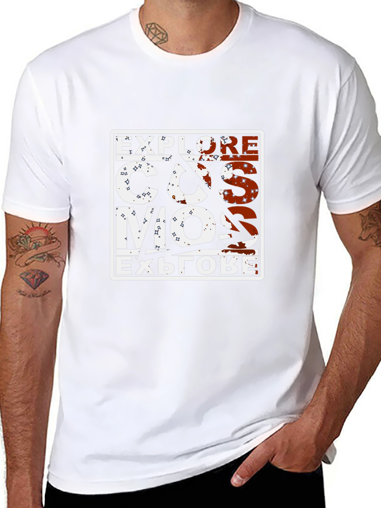 Explore Cosmos Graphic Tee - Unique Design