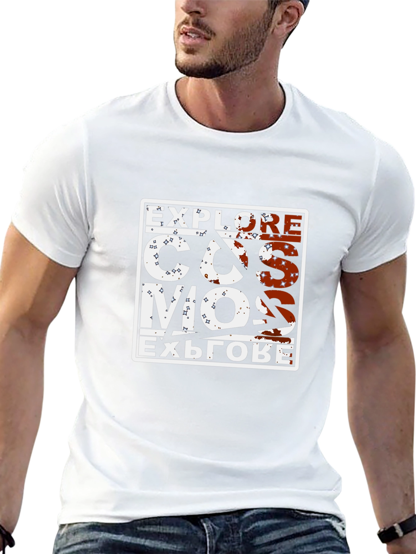 Explore Cosmos Graphic Tee - Unique Design