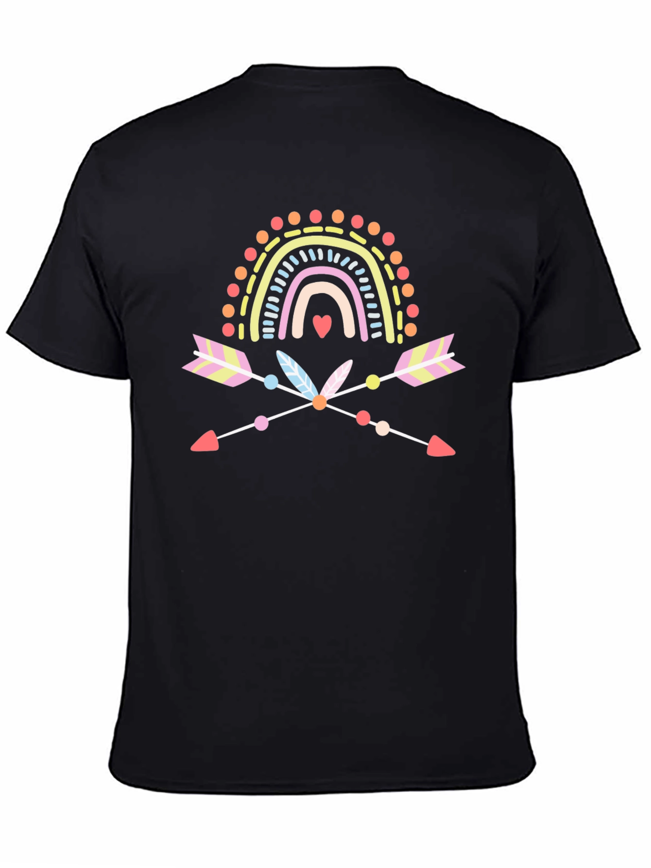 Boho Rainbow Arrow Graphic Tee