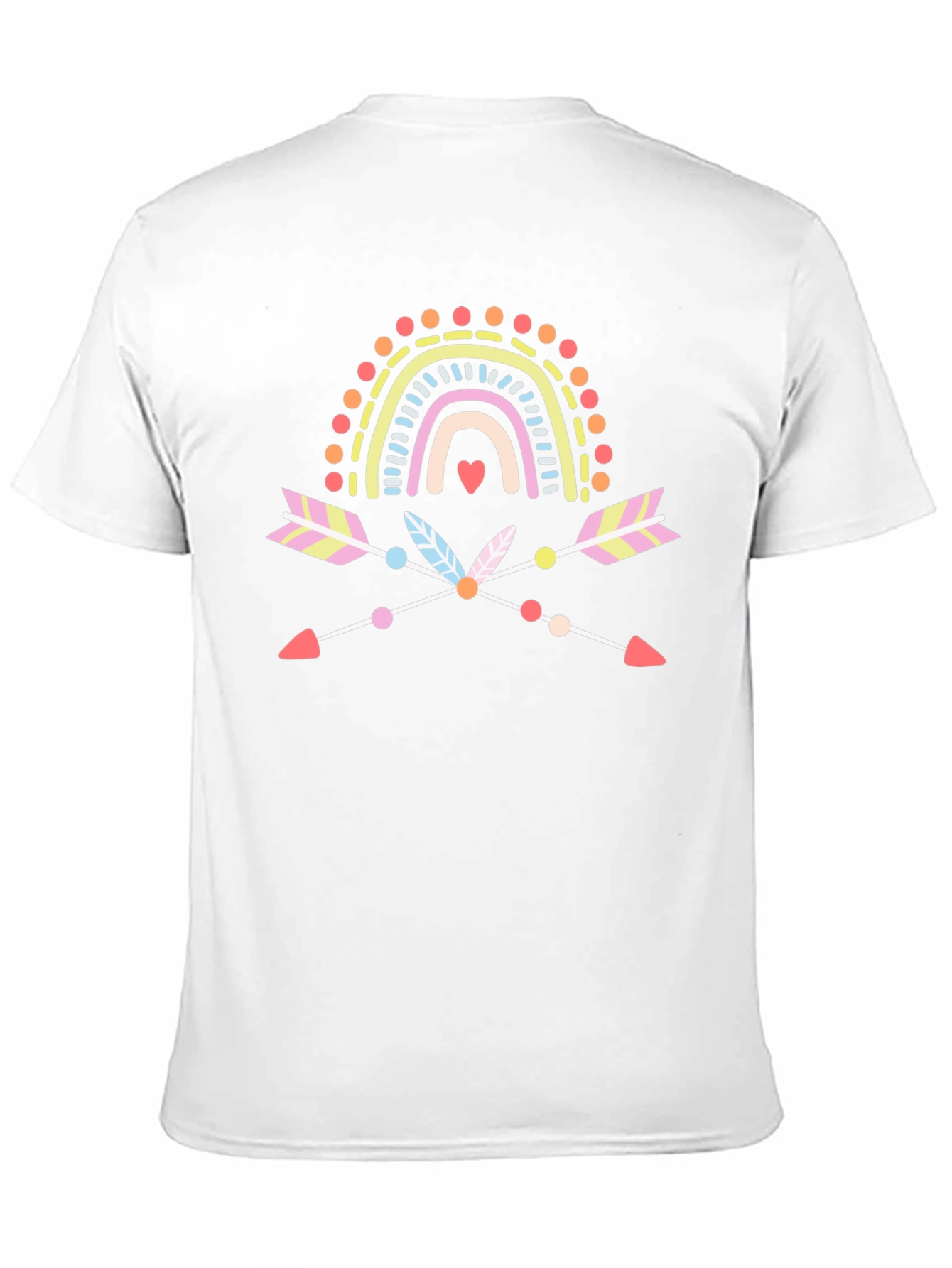 Boho Rainbow Arrow Graphic Tee