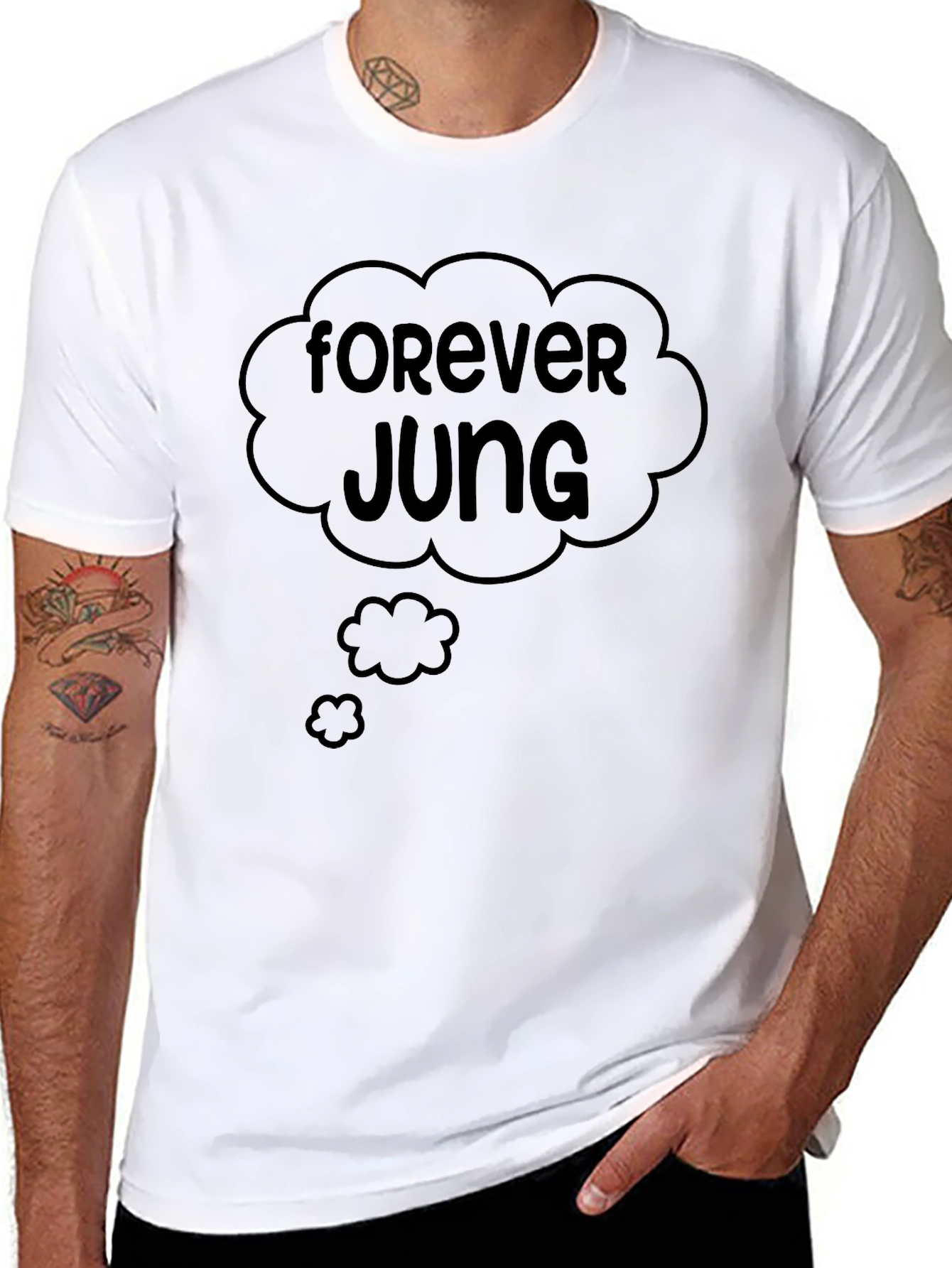 Forever Jung T-Shirt - Black Graphic Tee