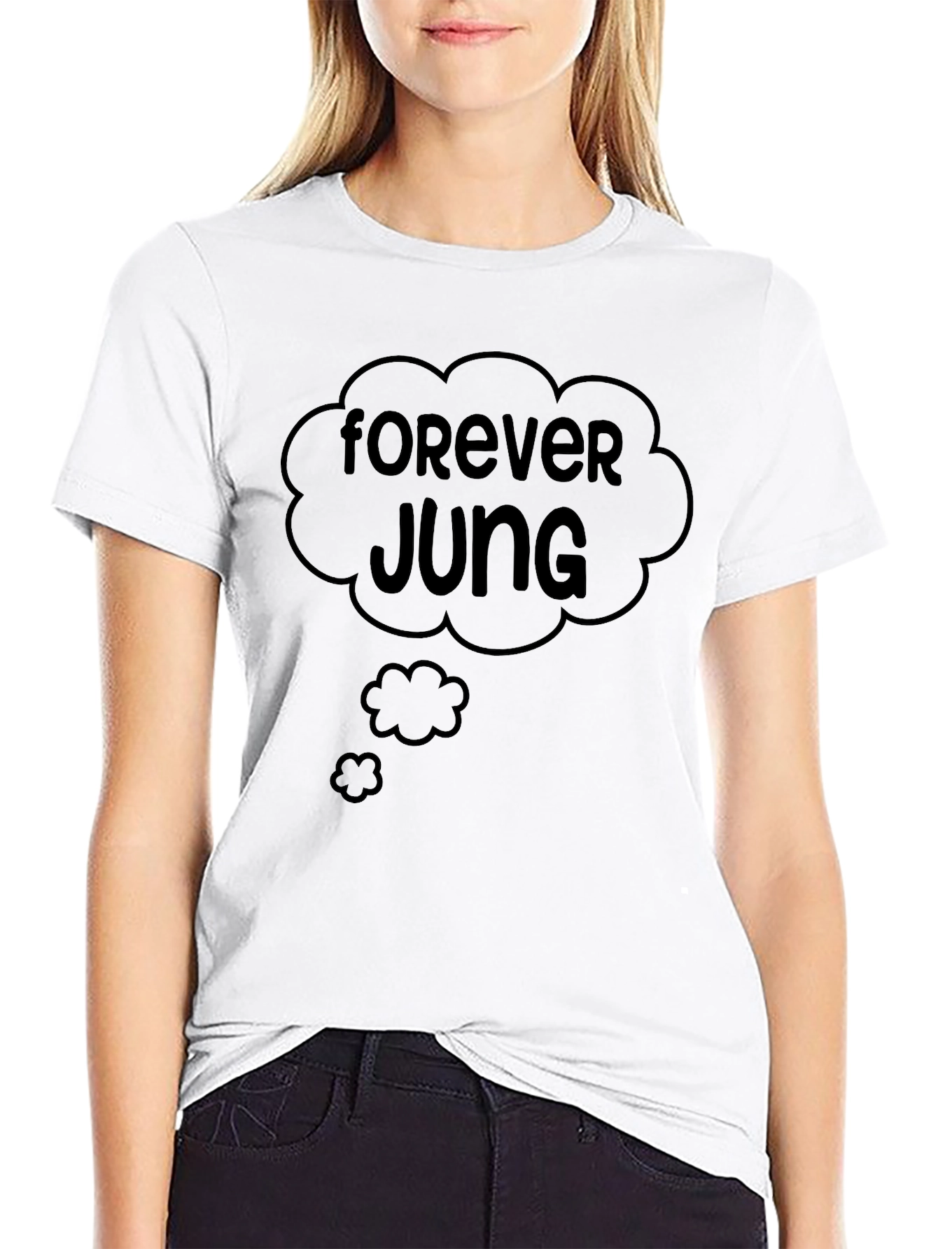 Forever Jung T-Shirt - Black Graphic Tee