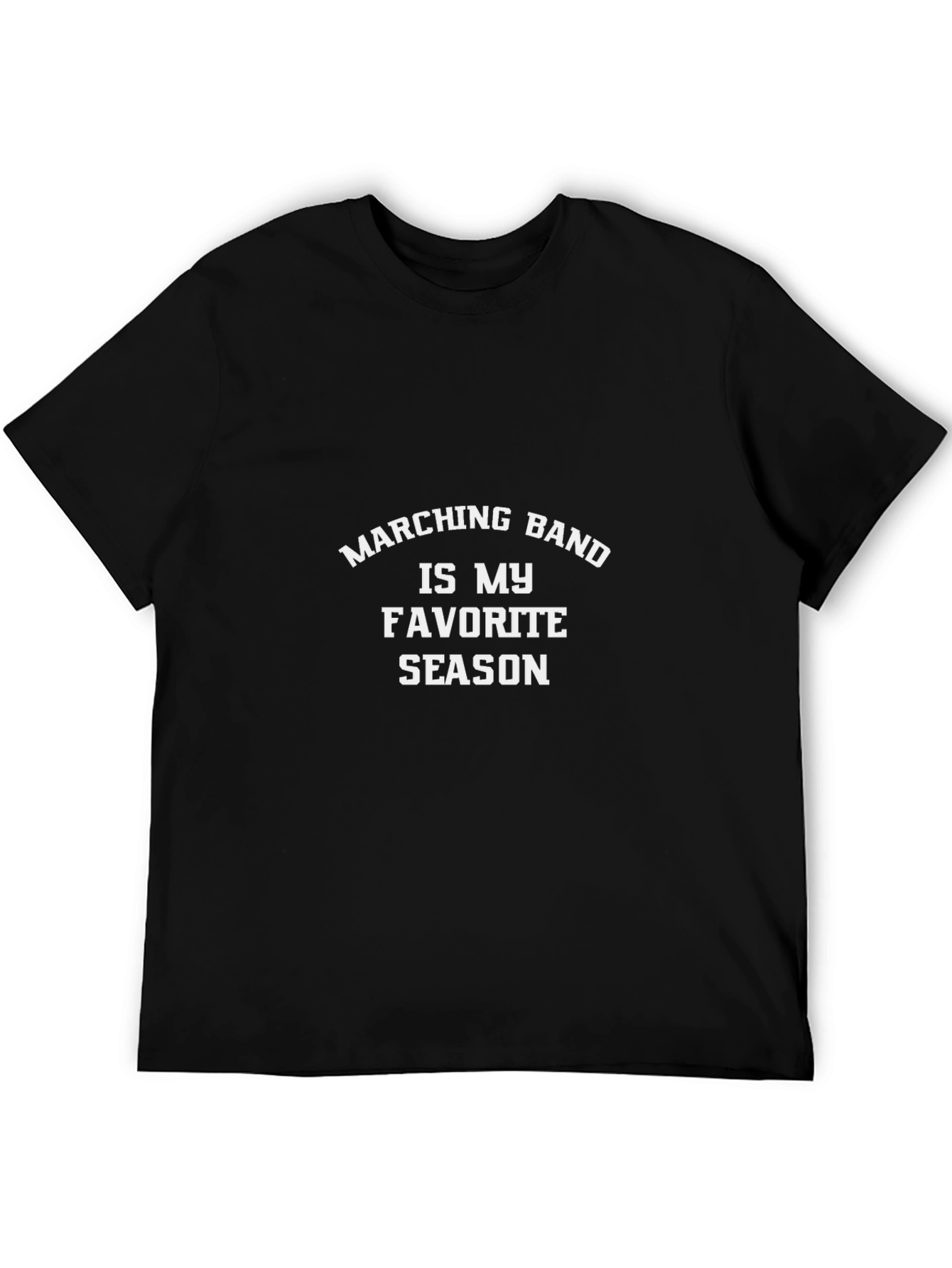 Marching Band Favorite Season Black Tee