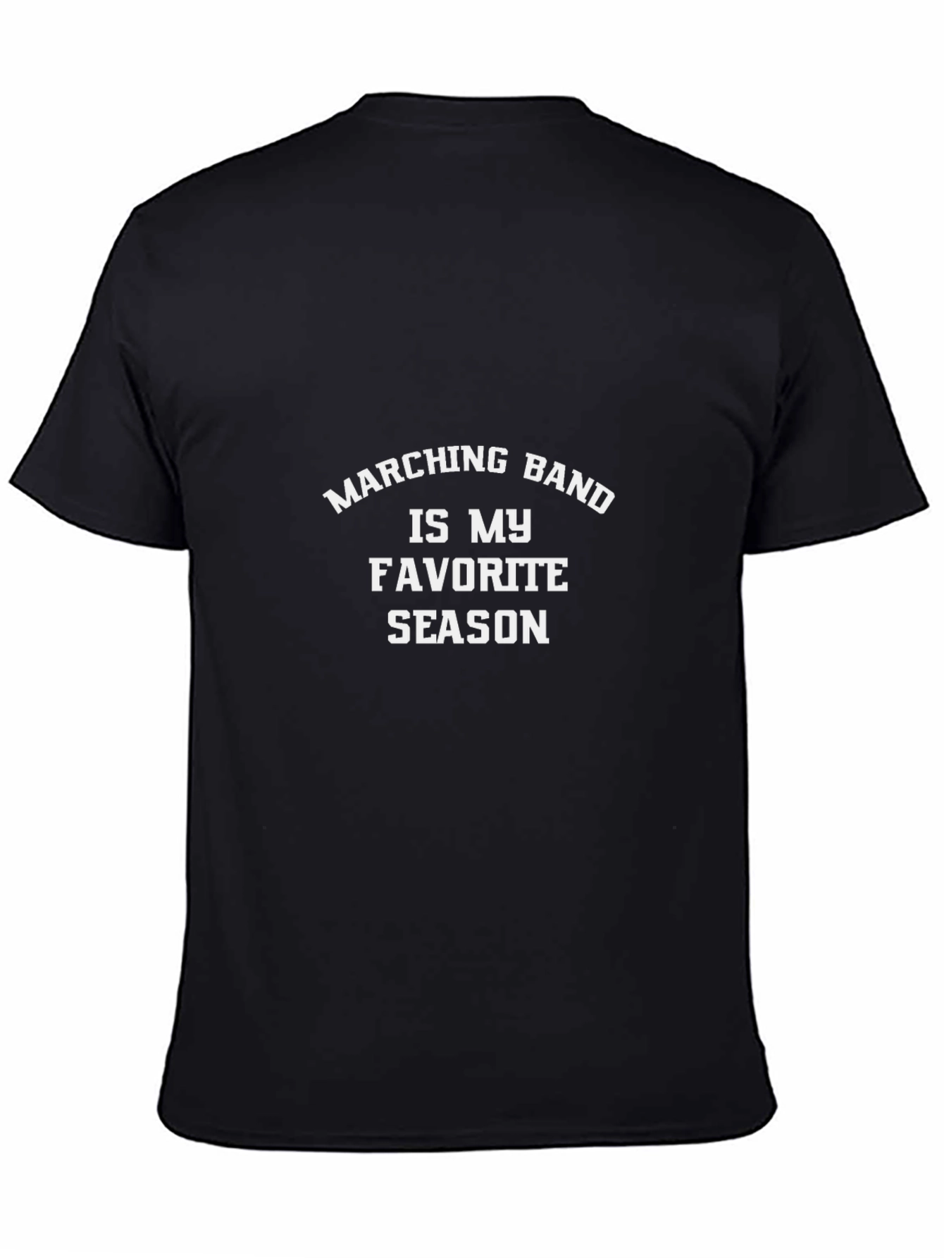 Marching Band Favorite Season Black Tee