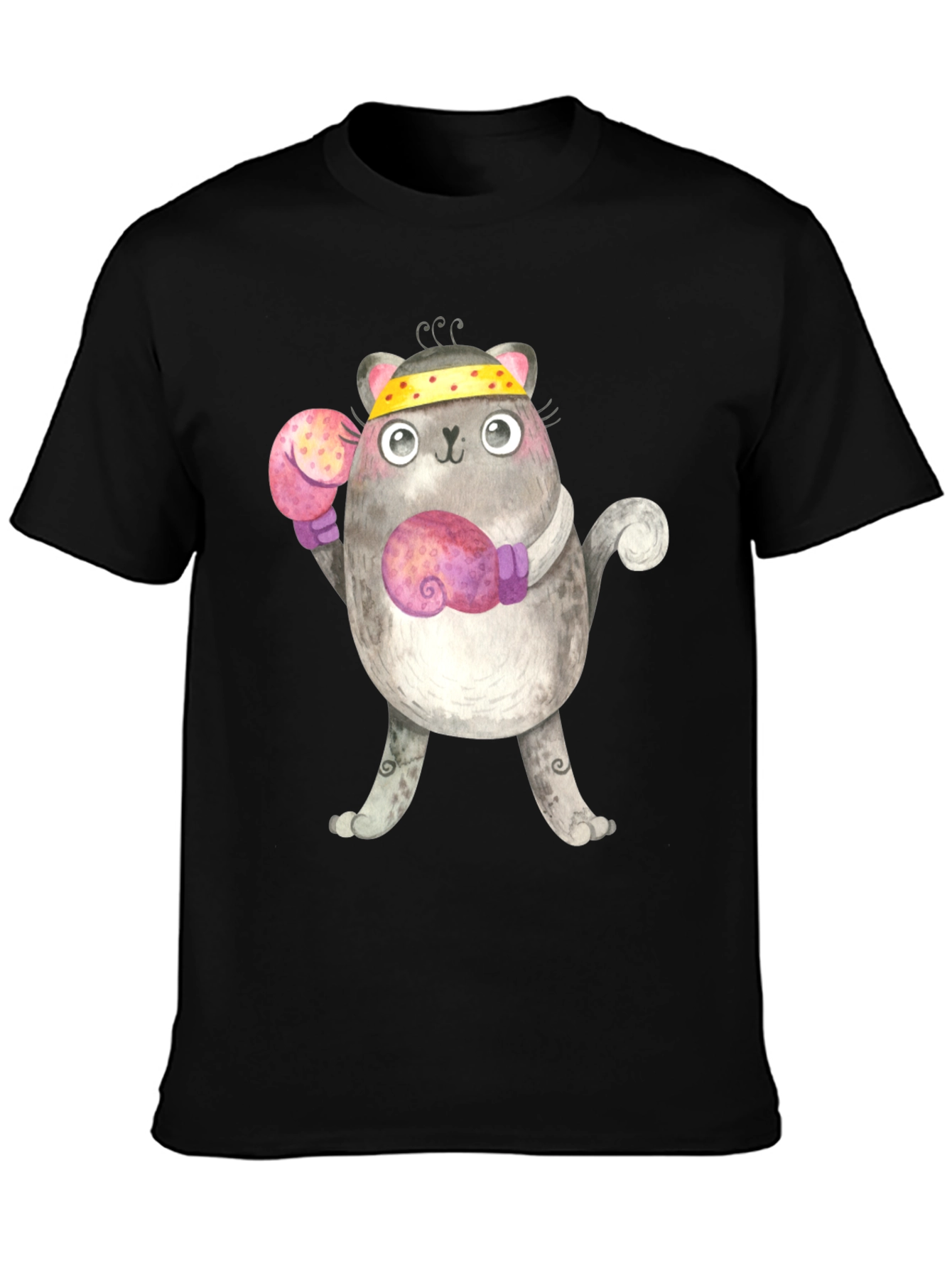 Funny Boxing Cat T-Shirt