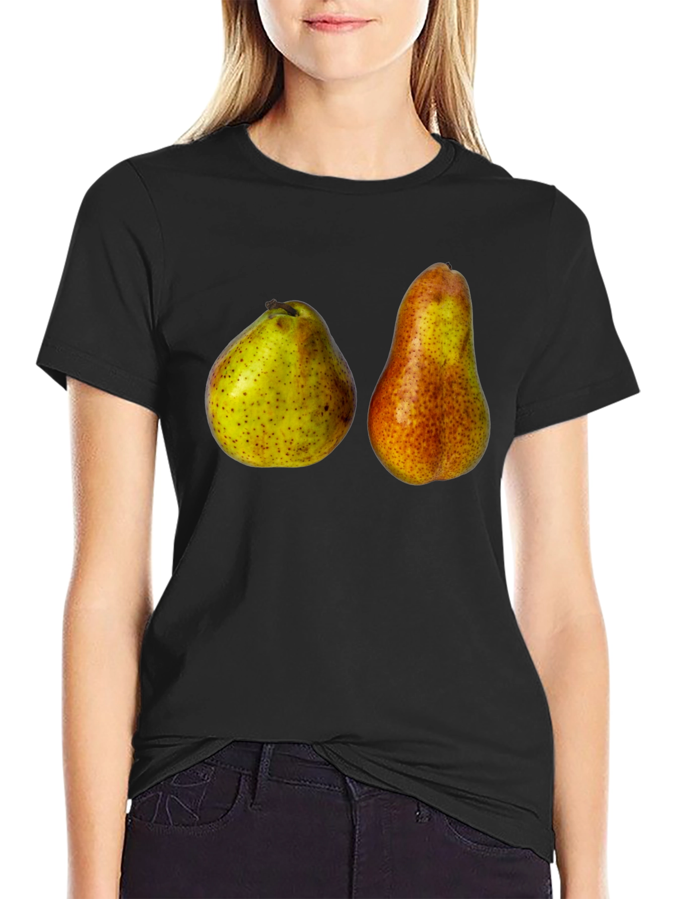 Pear Graphic T-Shirt - Unique Fruit Design