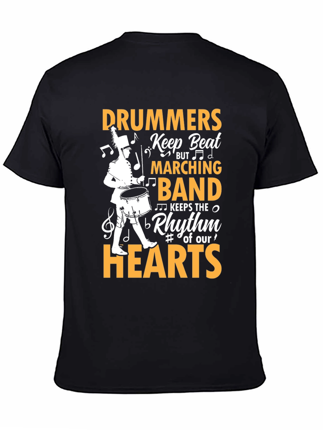 Drummers Heartbeat T-Shirt - Marching Band Apparel