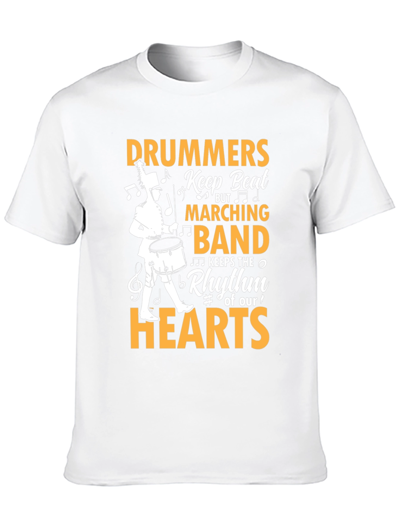 Drummers Heartbeat T-Shirt - Marching Band Apparel