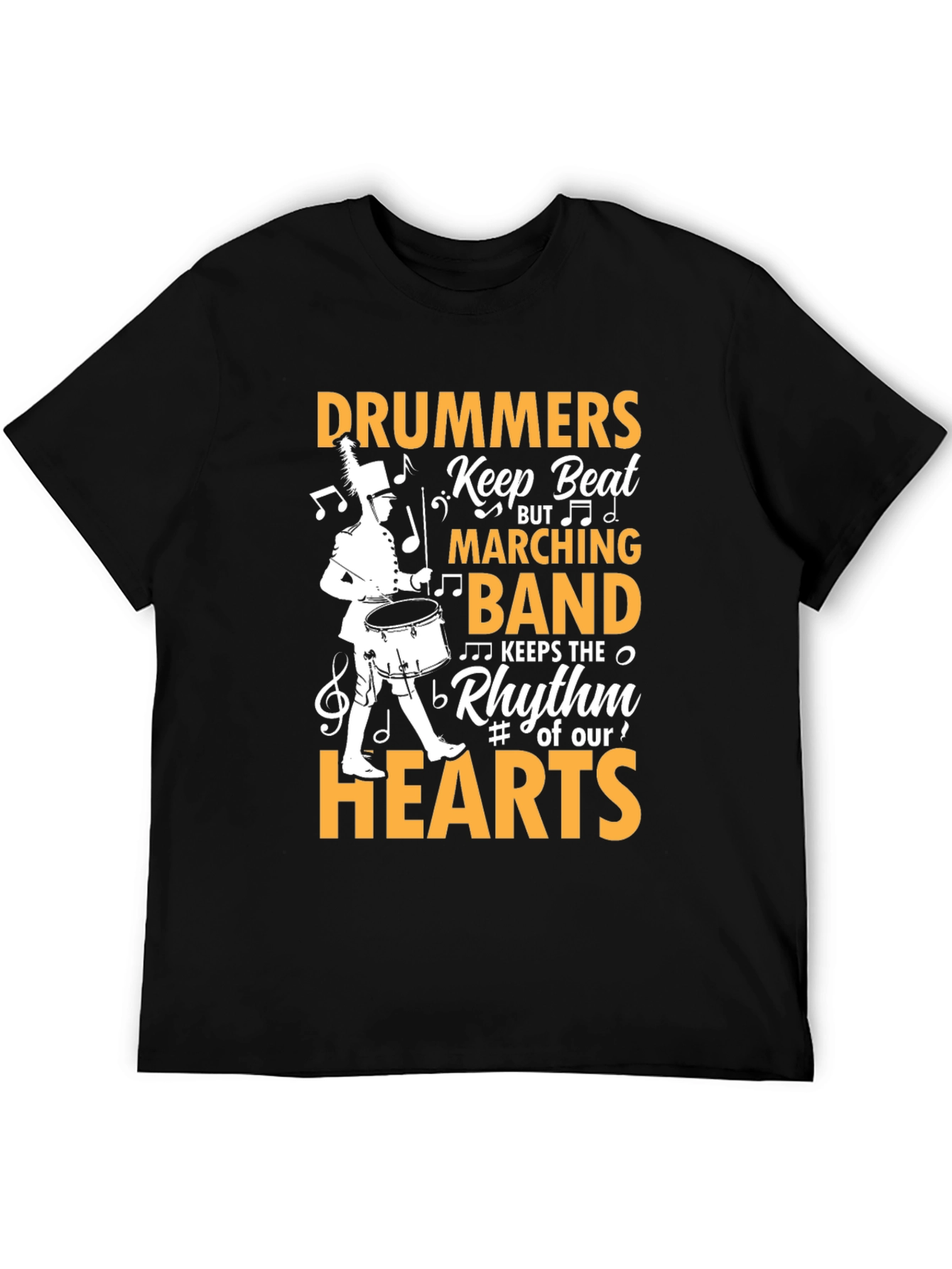 Drummers Heartbeat T-Shirt - Marching Band Apparel