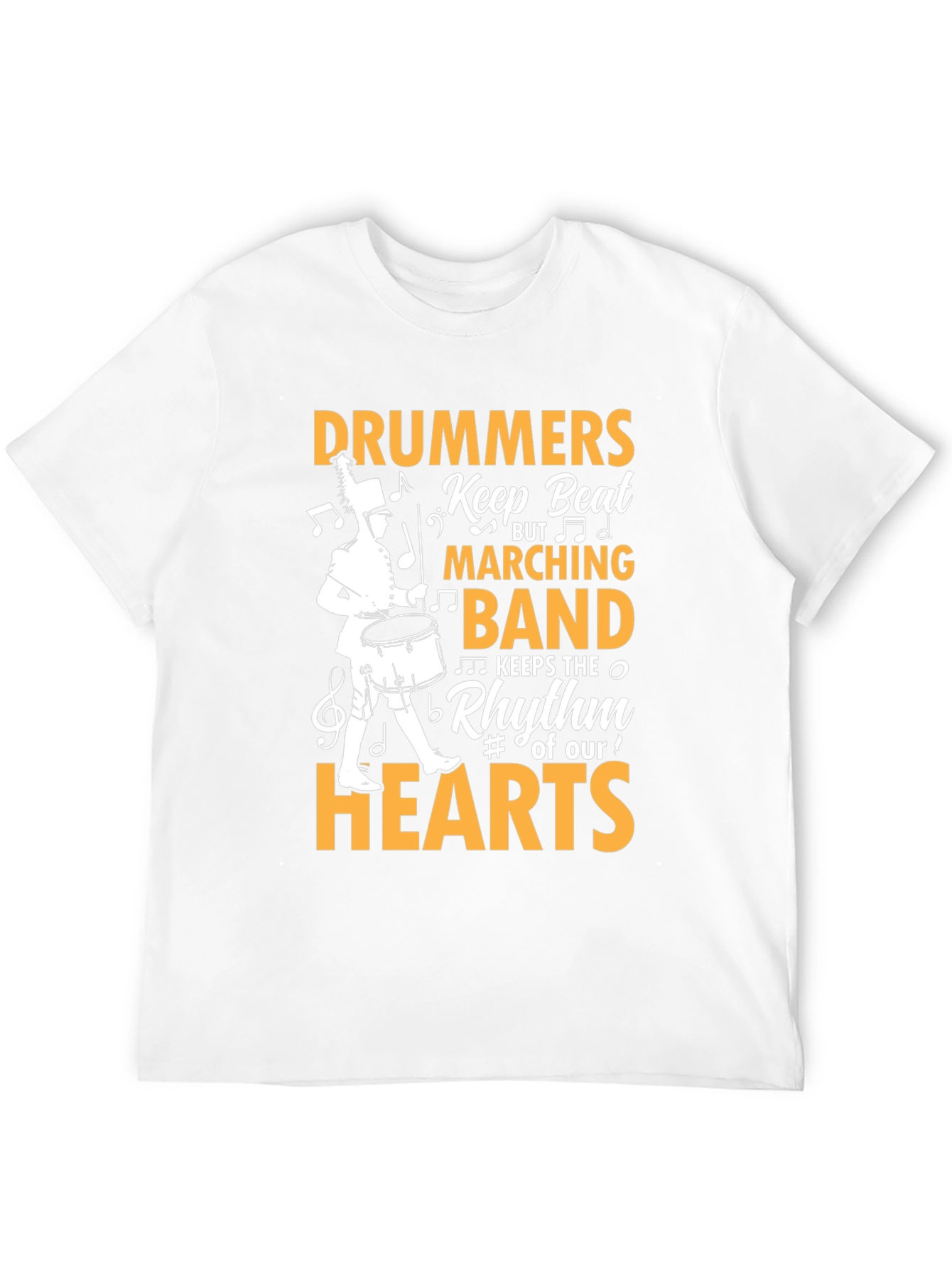 Drummers Heartbeat T-Shirt - Marching Band Apparel