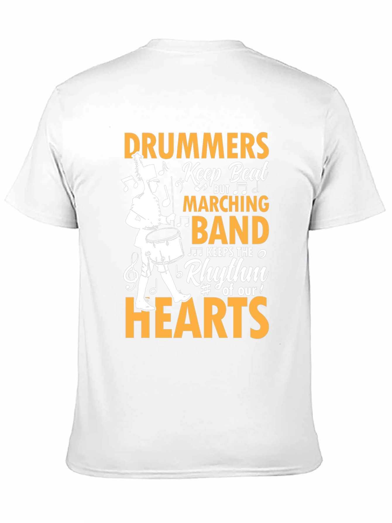 Drummers Heartbeat T-Shirt - Marching Band Apparel