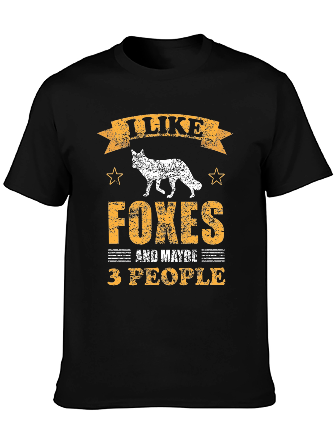 I Like Foxes and Maybe 3 People T-Shirt