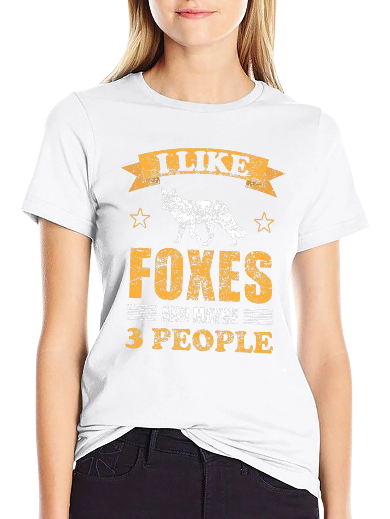 I Like Foxes and Maybe 3 People T-Shirt