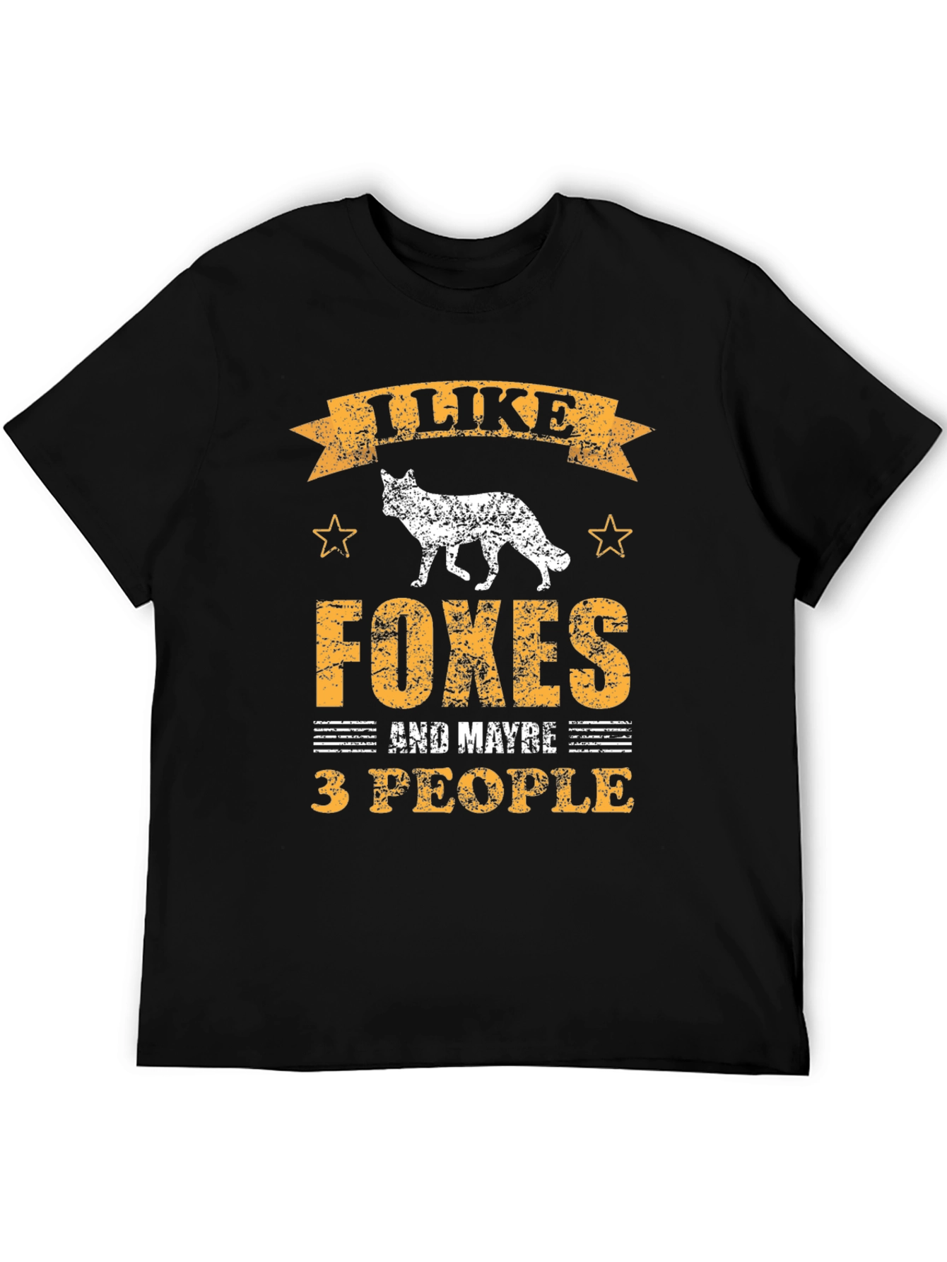 I Like Foxes and Maybe 3 People T-Shirt