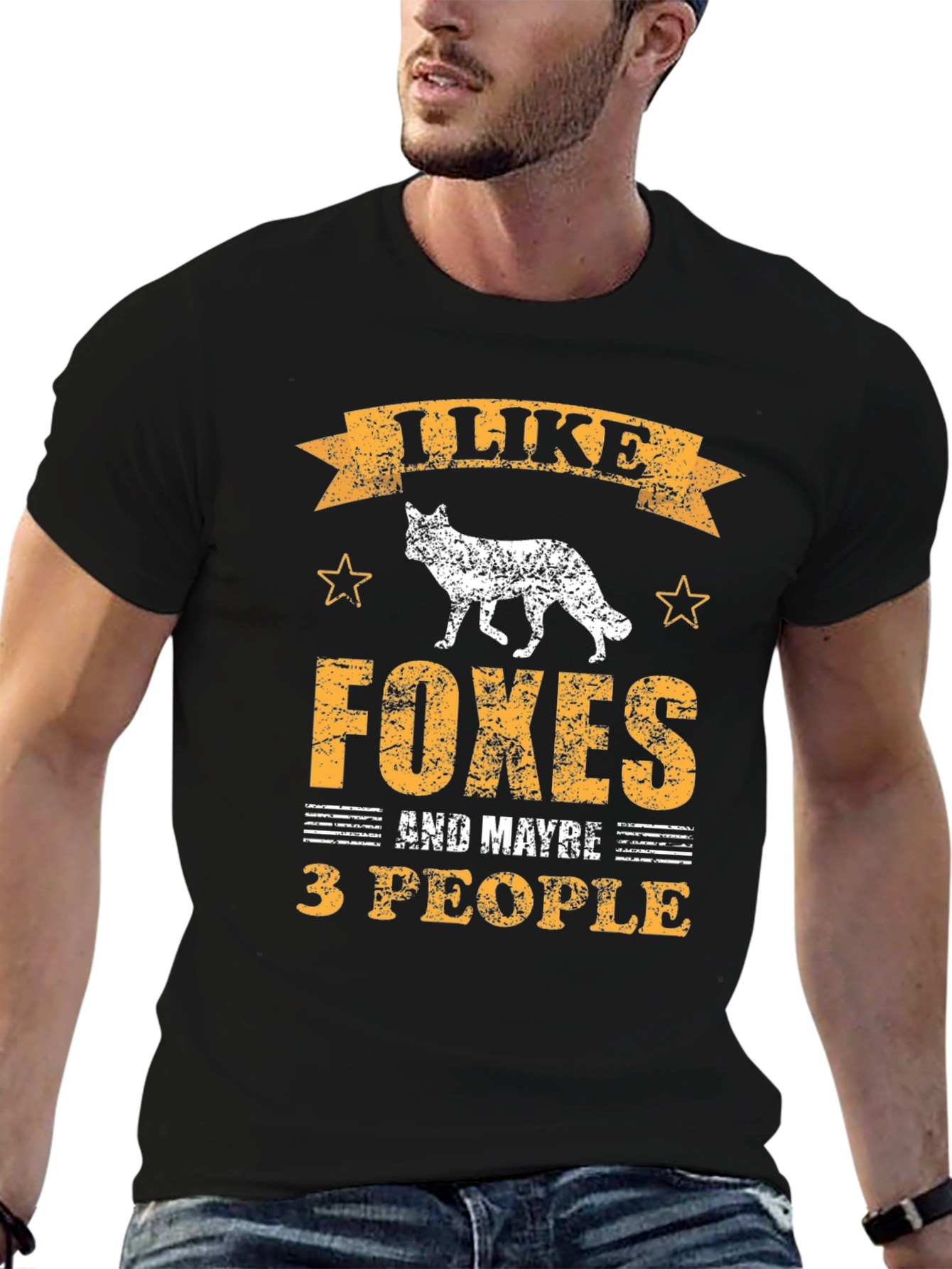 I Like Foxes and Maybe 3 People T-Shirt