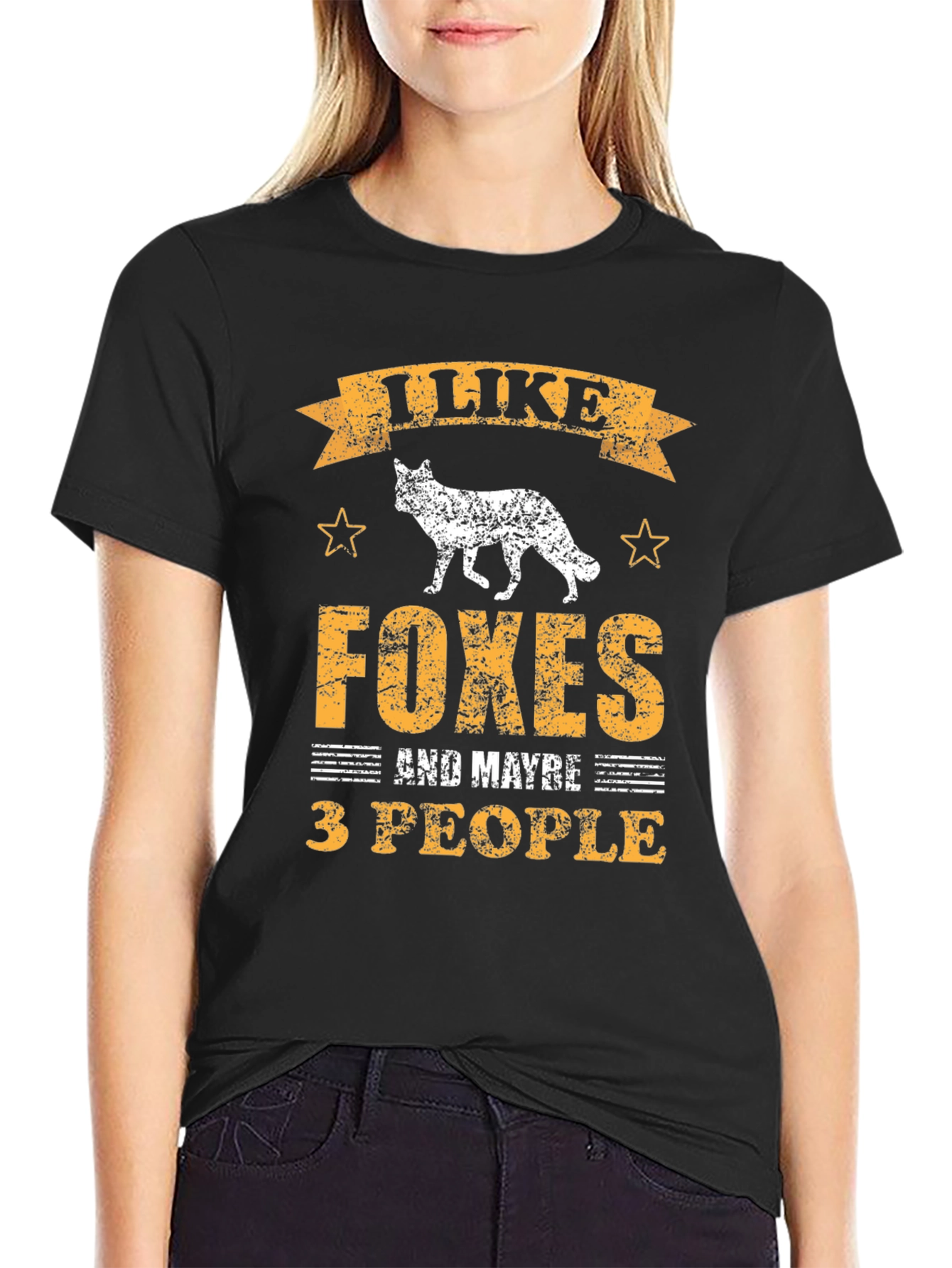 I Like Foxes and Maybe 3 People T-Shirt