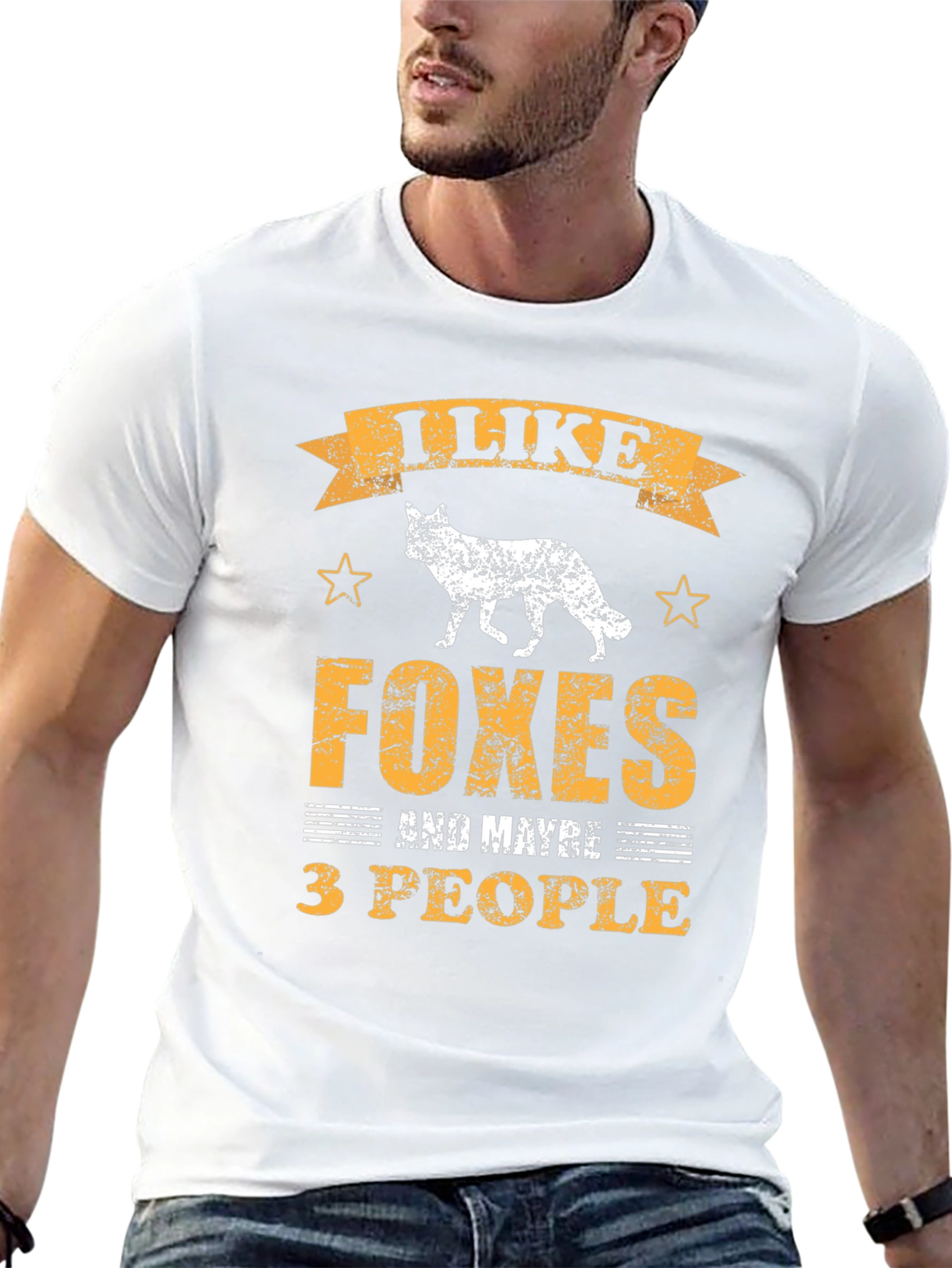 I Like Foxes and Maybe 3 People T-Shirt