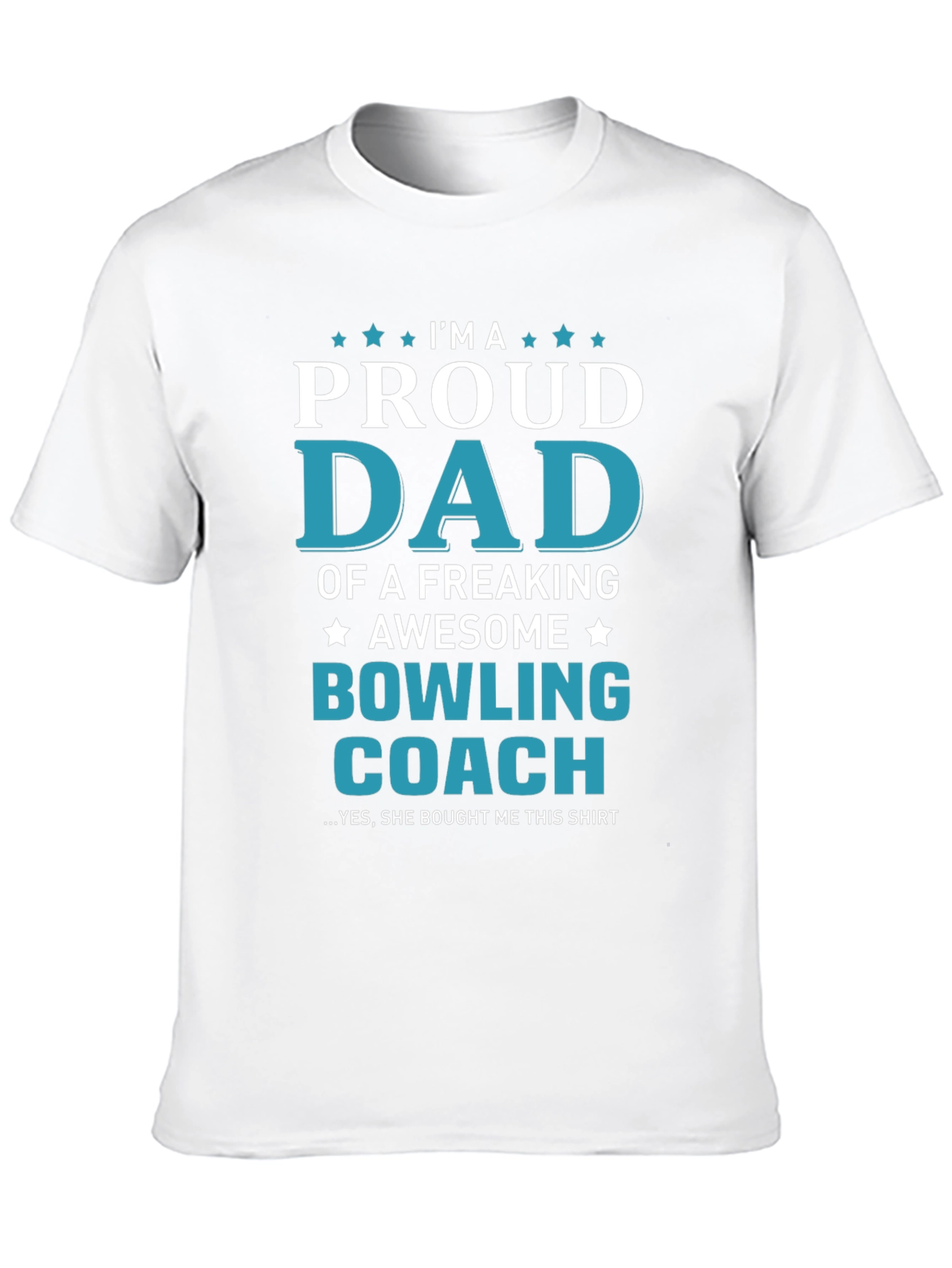 Proud Bowling Dad Graphic T-Shirt