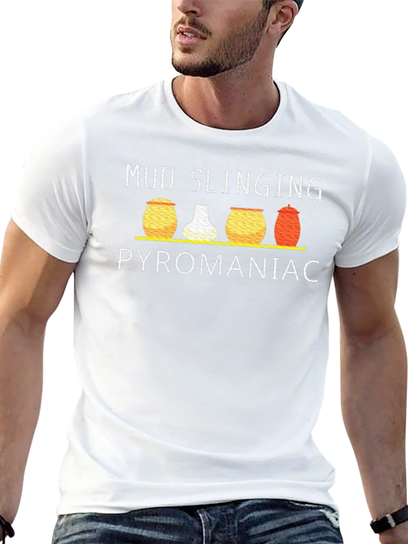 Mud Slinging Pyromaniac Black T-Shirt